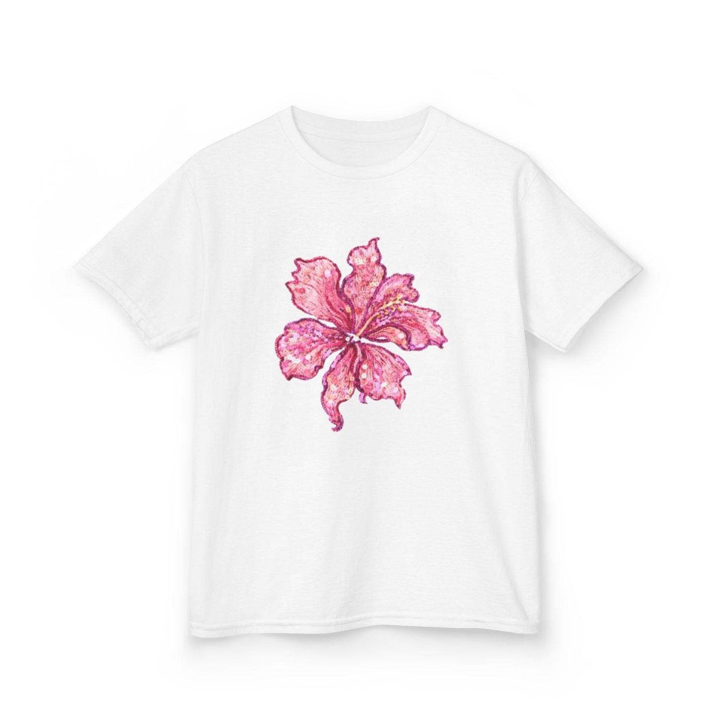 Floral Hibiscus - Baby Tee