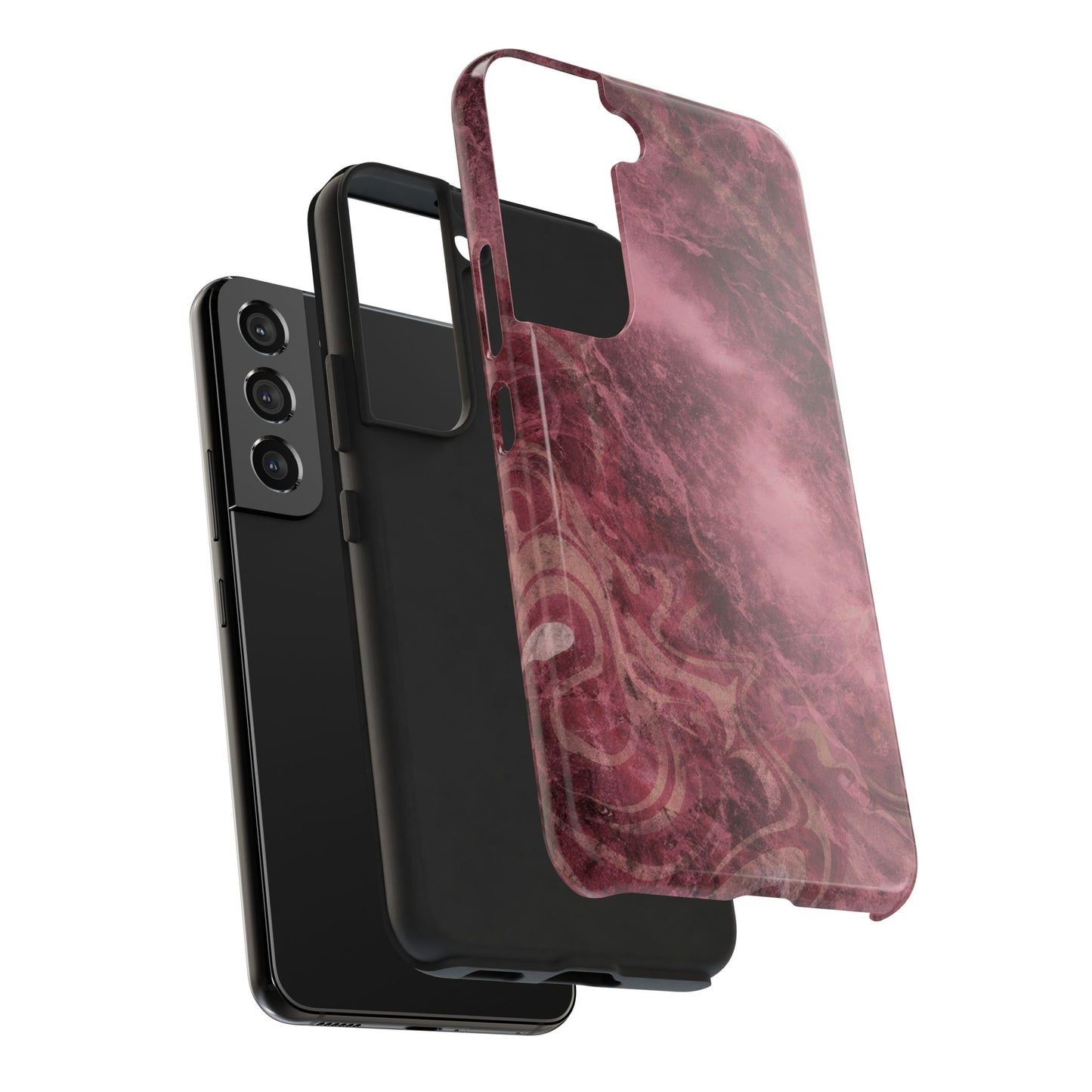 Marble Magenta - Protective Phone Case