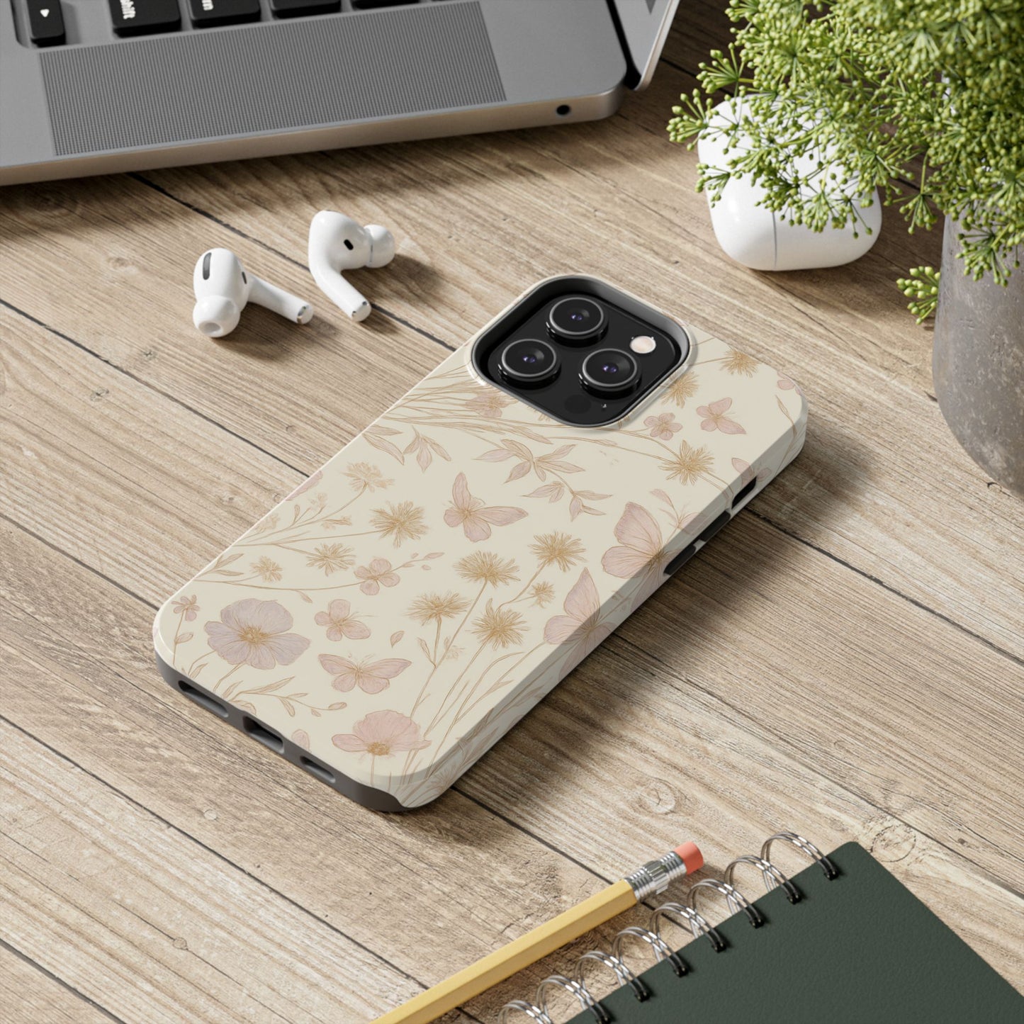 Floral Flutter - Protective Phone Case
