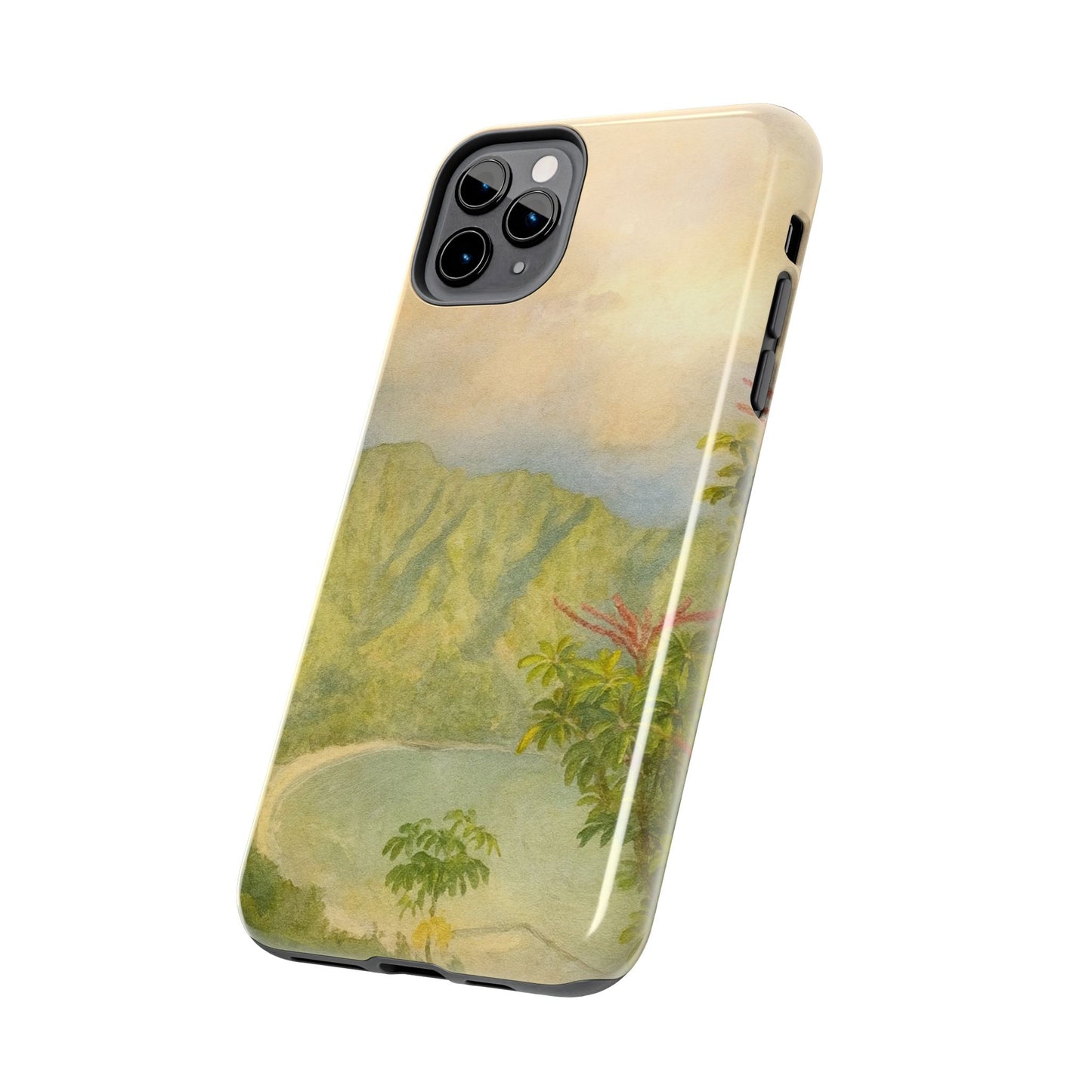 Vintage Tropical Beach - Protective Phone Case