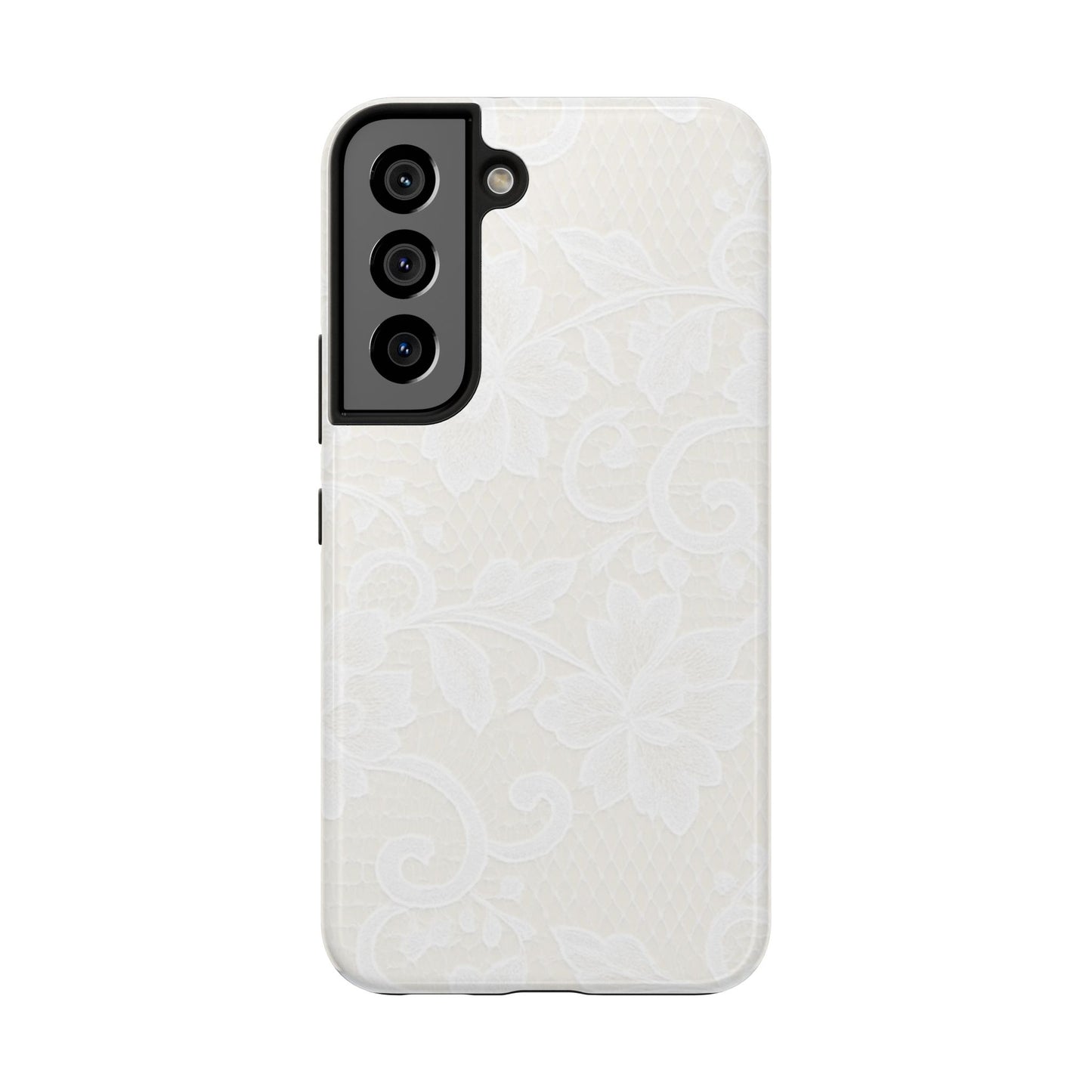 White Lace - Protective Phone Case