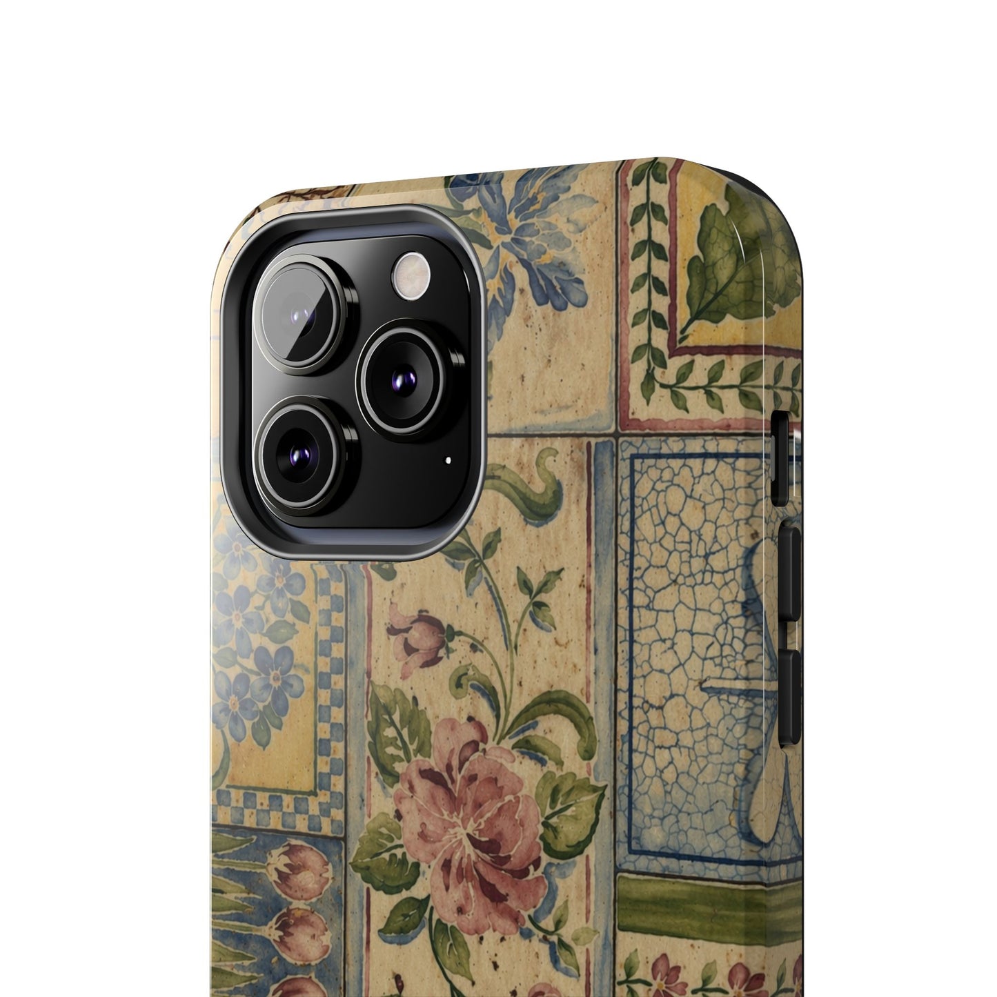 Vintage Floral Patchwork - Protective Phone Case
