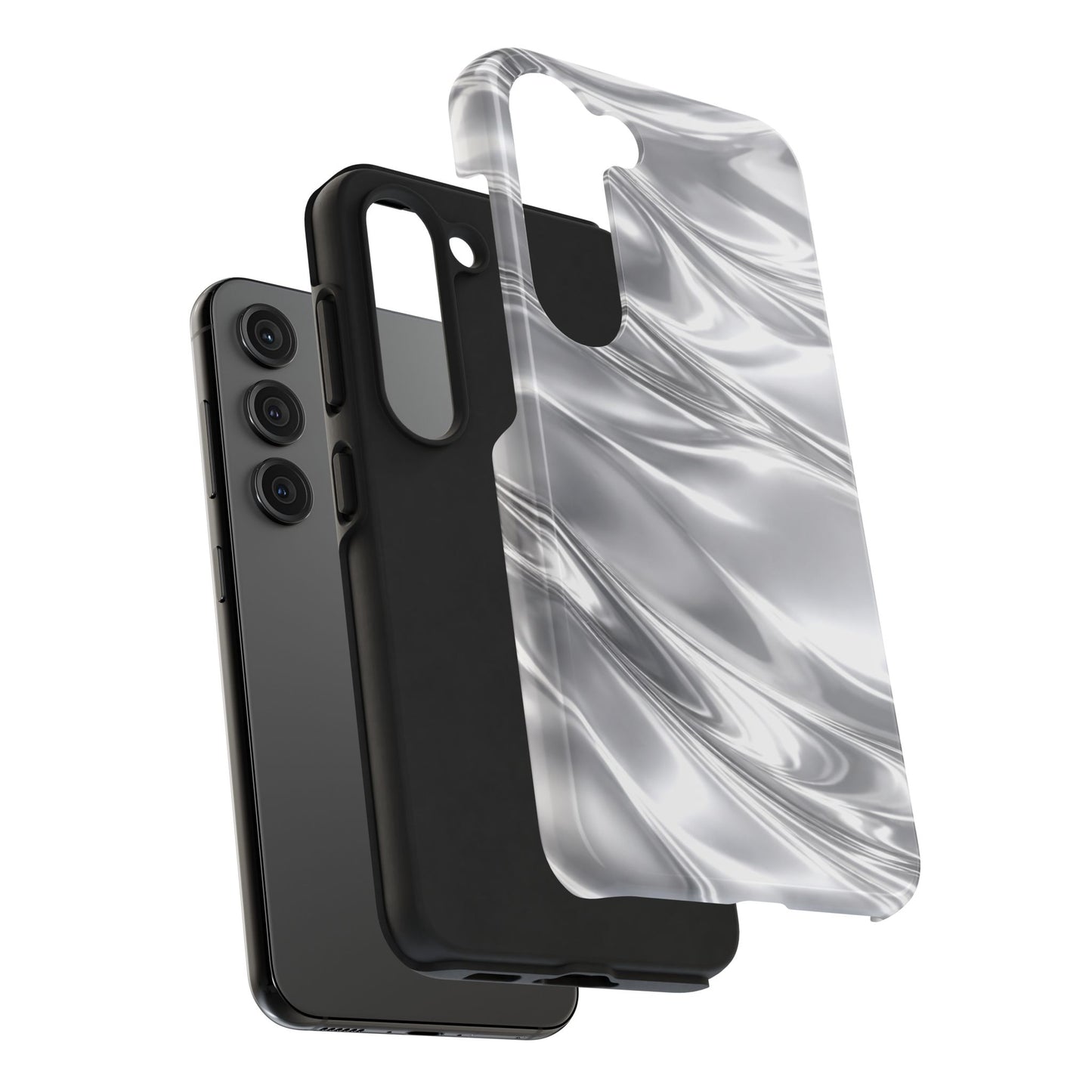 Silver Metallic - Protective Phone Case
