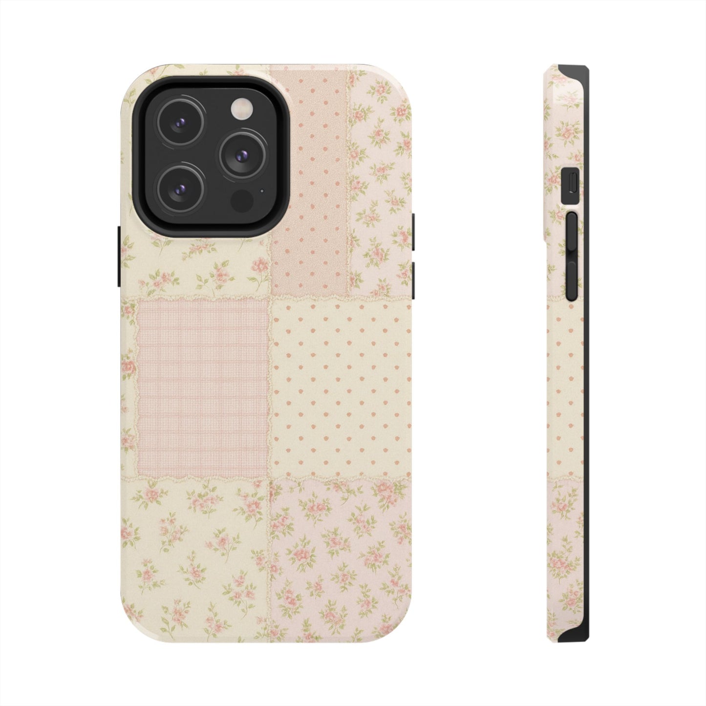 Floral Patchwork Quilt - Protective Phone Case