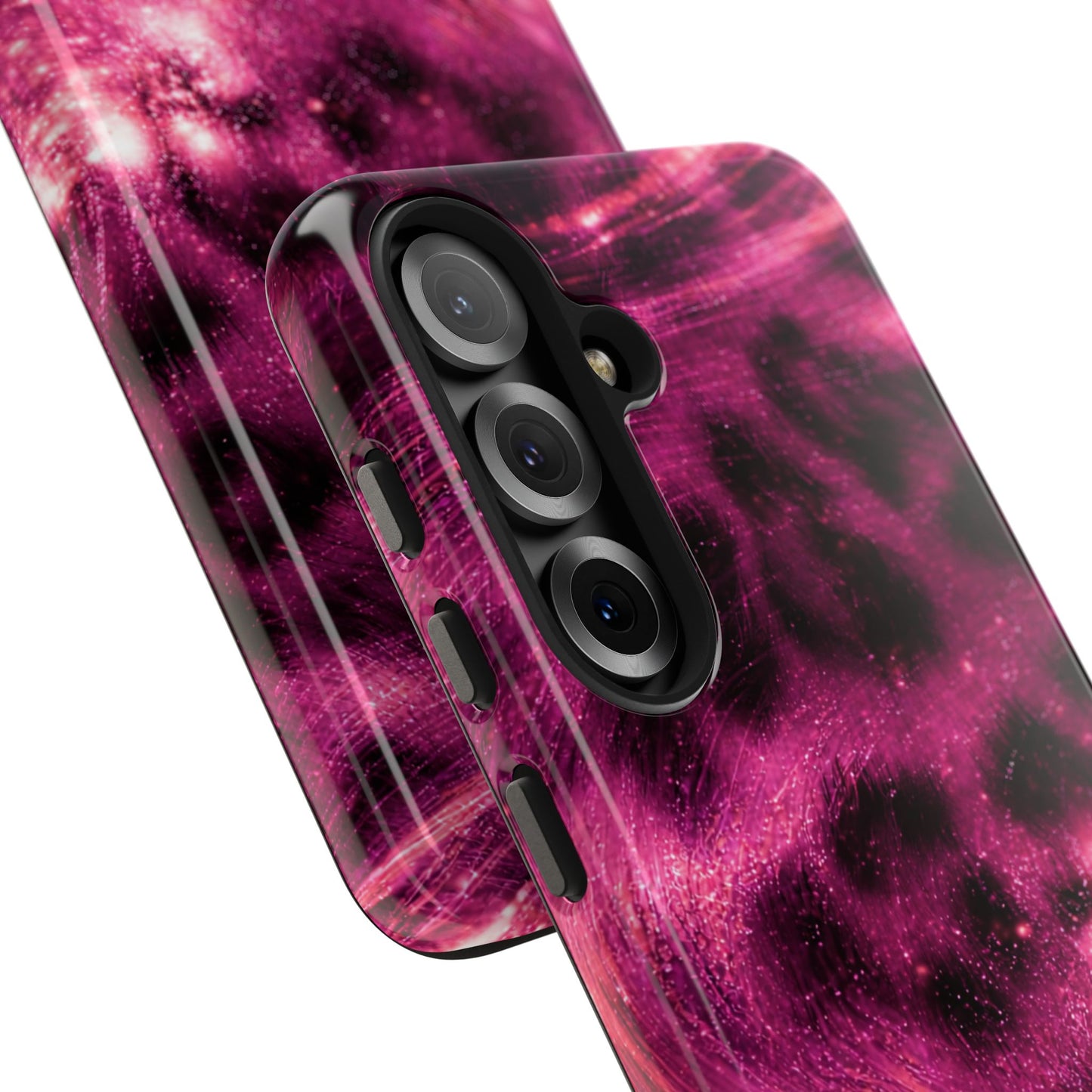 Magenta Y2K Leopard - Protective Phone Case