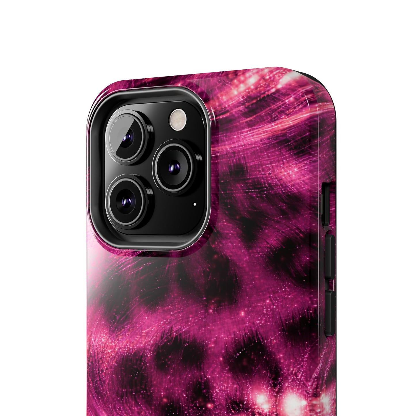 Magenta Y2K Leopard - Protective Phone Case