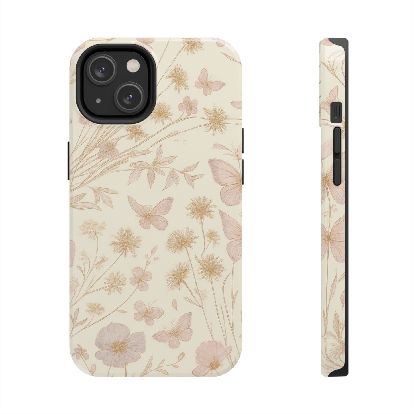 Floral Flutter - Protective Phone Case