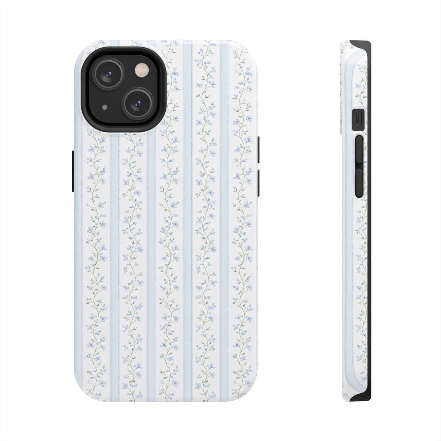 Vintage Blue Vine - Protective Phone Case