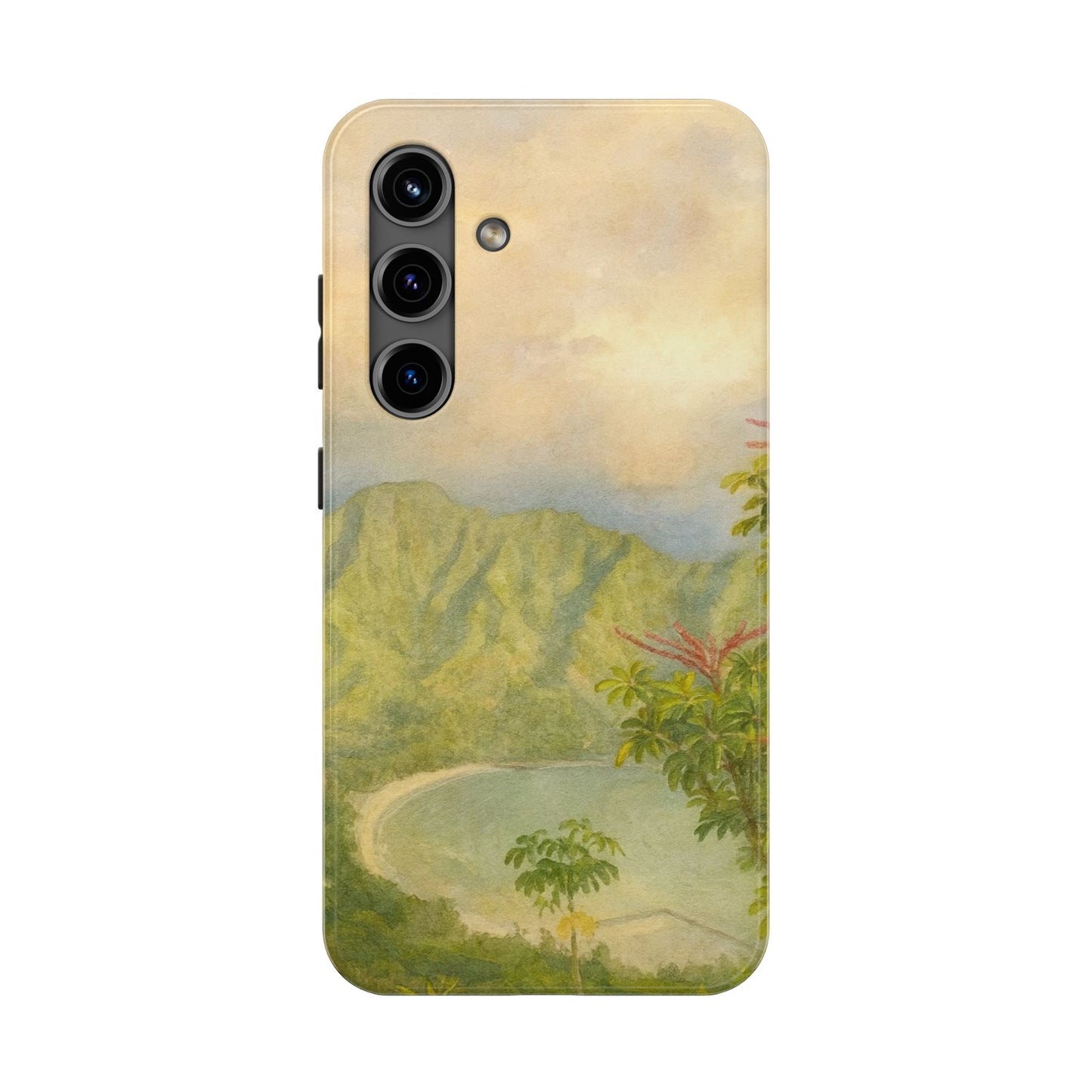 Vintage Tropical Beach - Protective Phone Case
