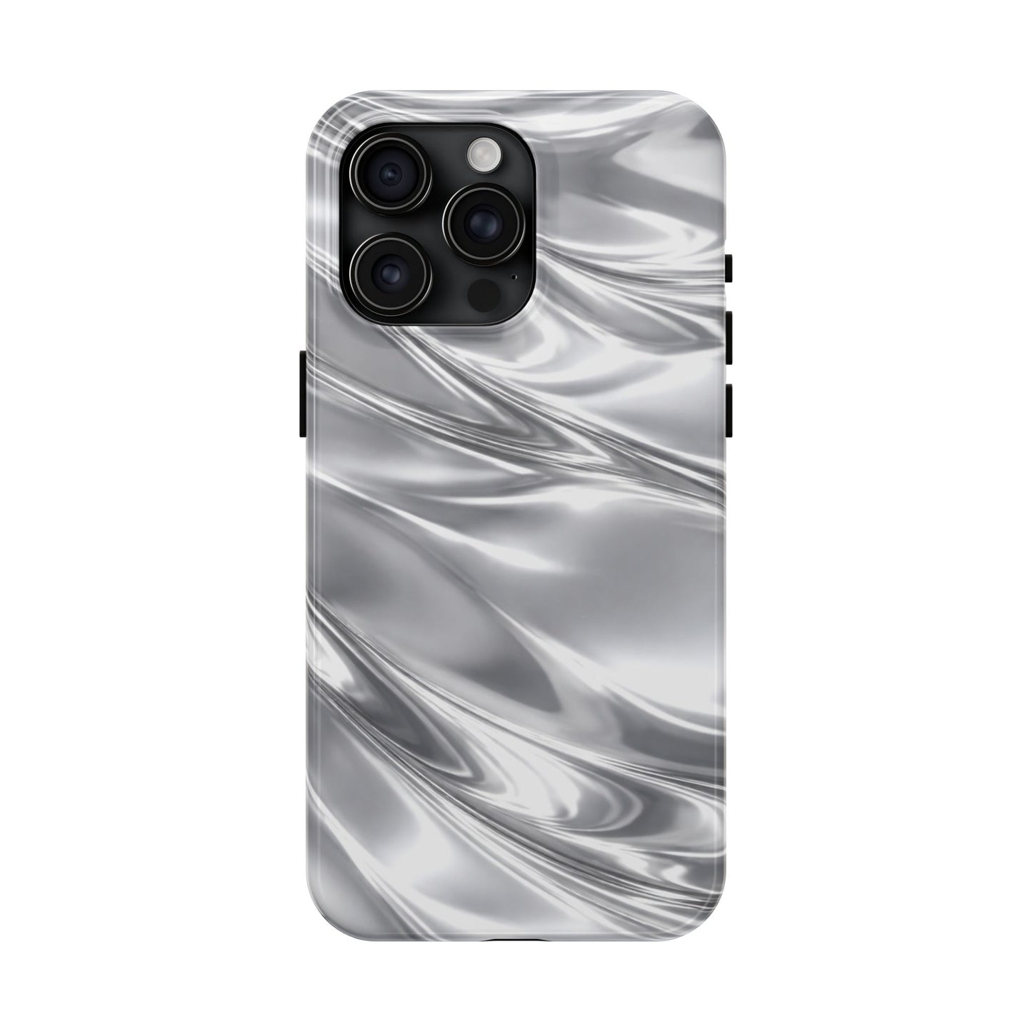 Silver Metallic - Protective Phone Case