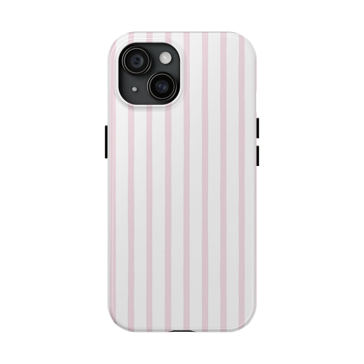 Pink Vertical Stripes - Protective Phone Case