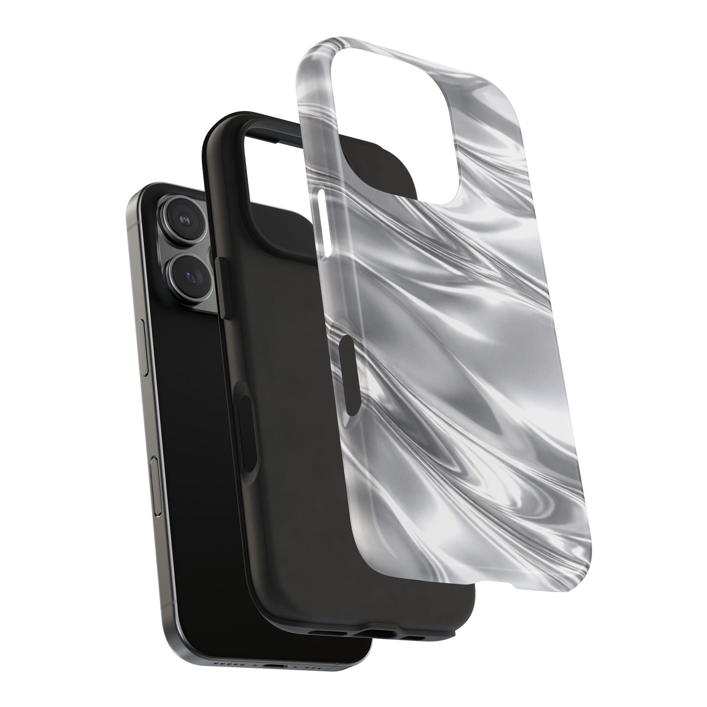 Silver Metallic - Protective Phone Case