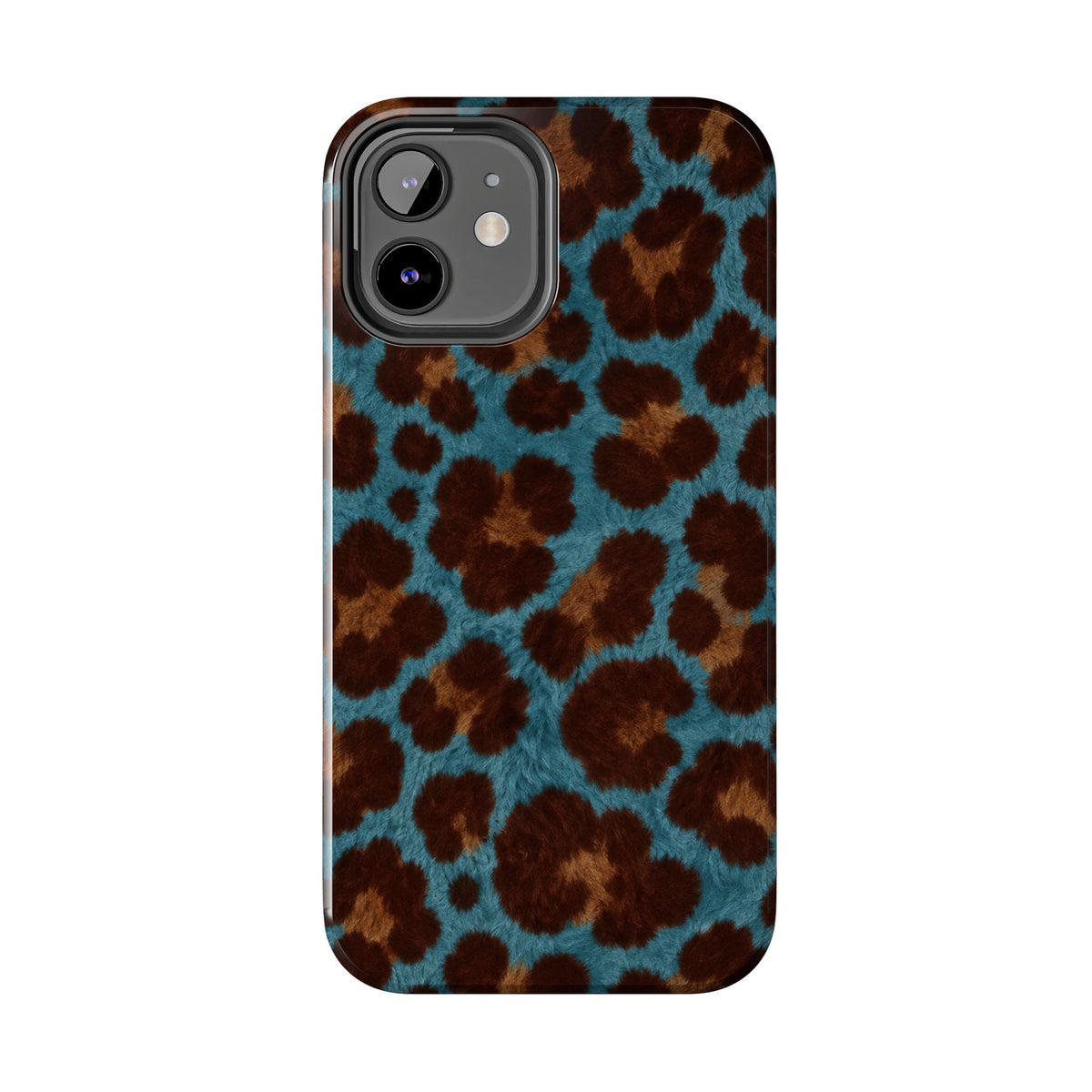 Teal Leopard - Protective Phone Case