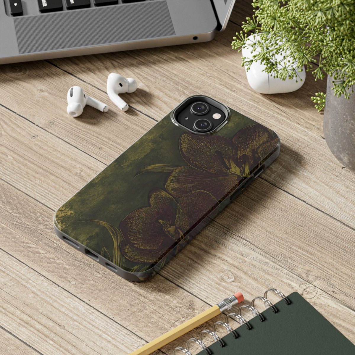 Olive Orchid - Protective Phone Case