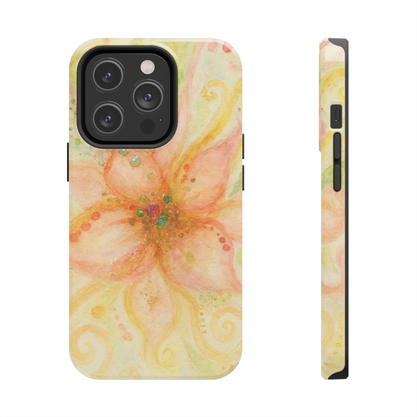 Shimmery Flower - Protective Phone Case