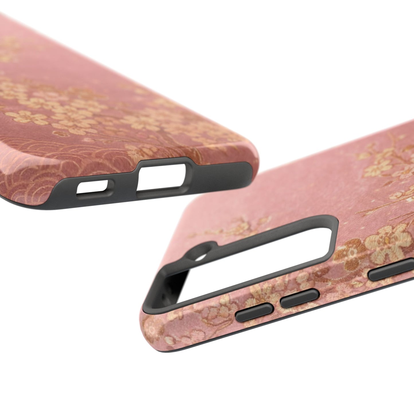 Pink Gold Cherry Blossom - Protective Phone Case