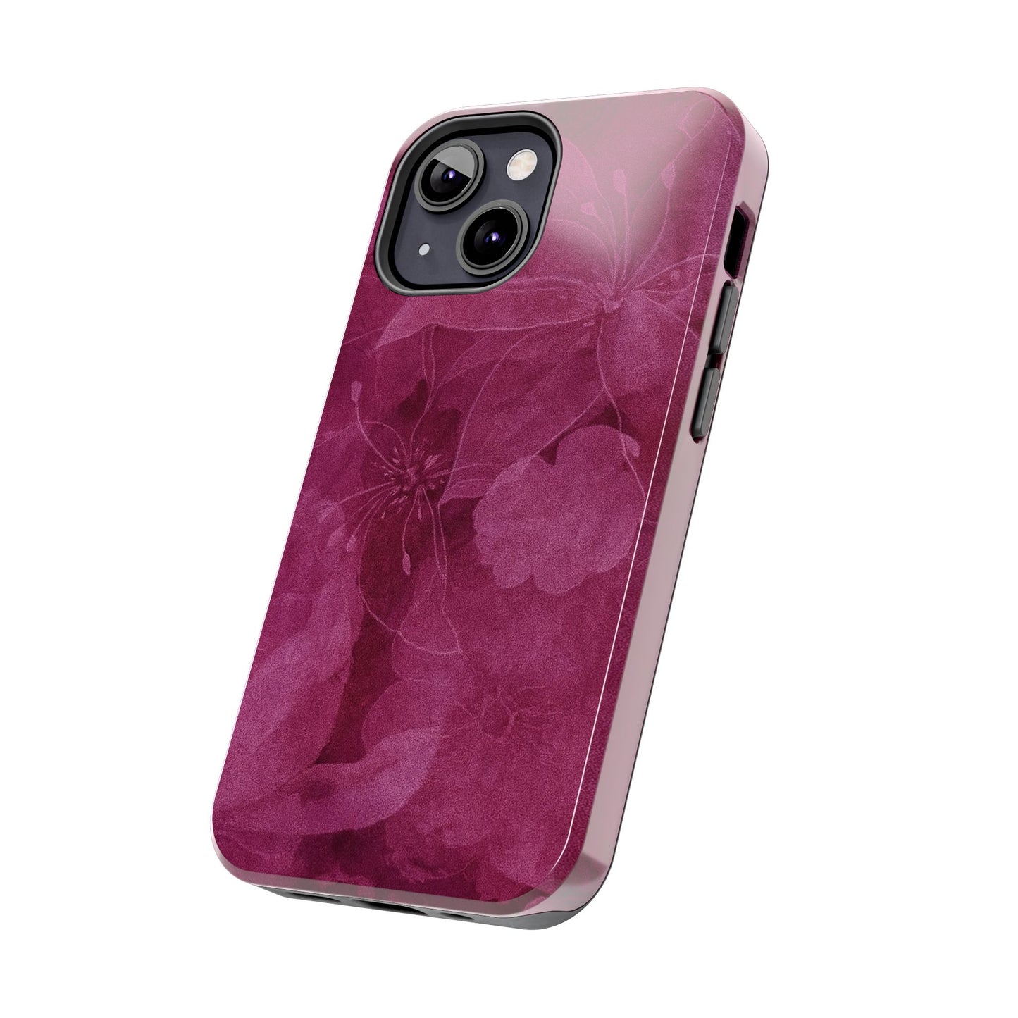 Magenta Petals - Protective Phone Case