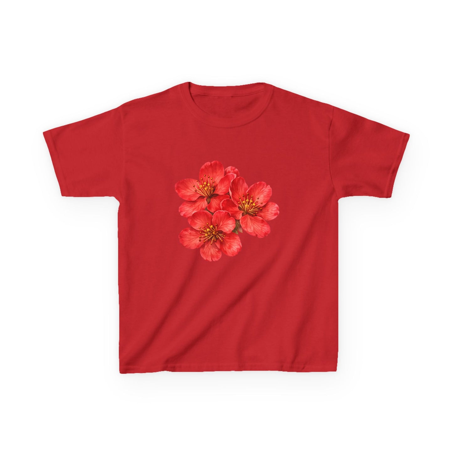 Red Bouquet - Baby Tee