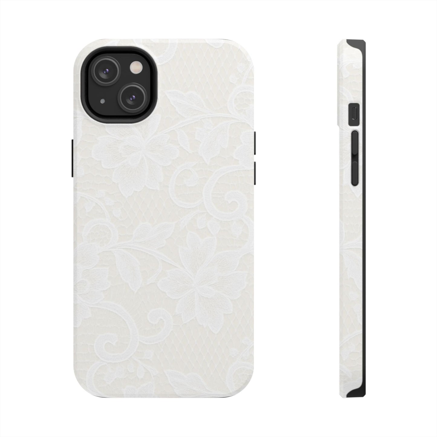 White Lace - Protective Phone Case