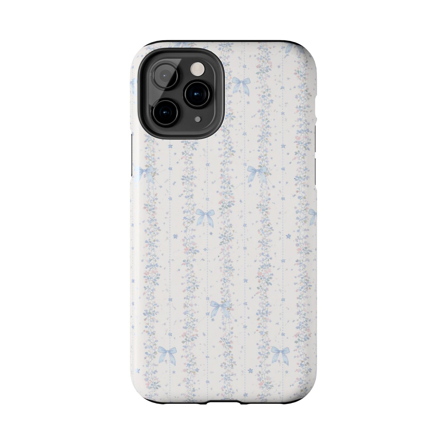 Bows and Stripes - Protective Phone Case