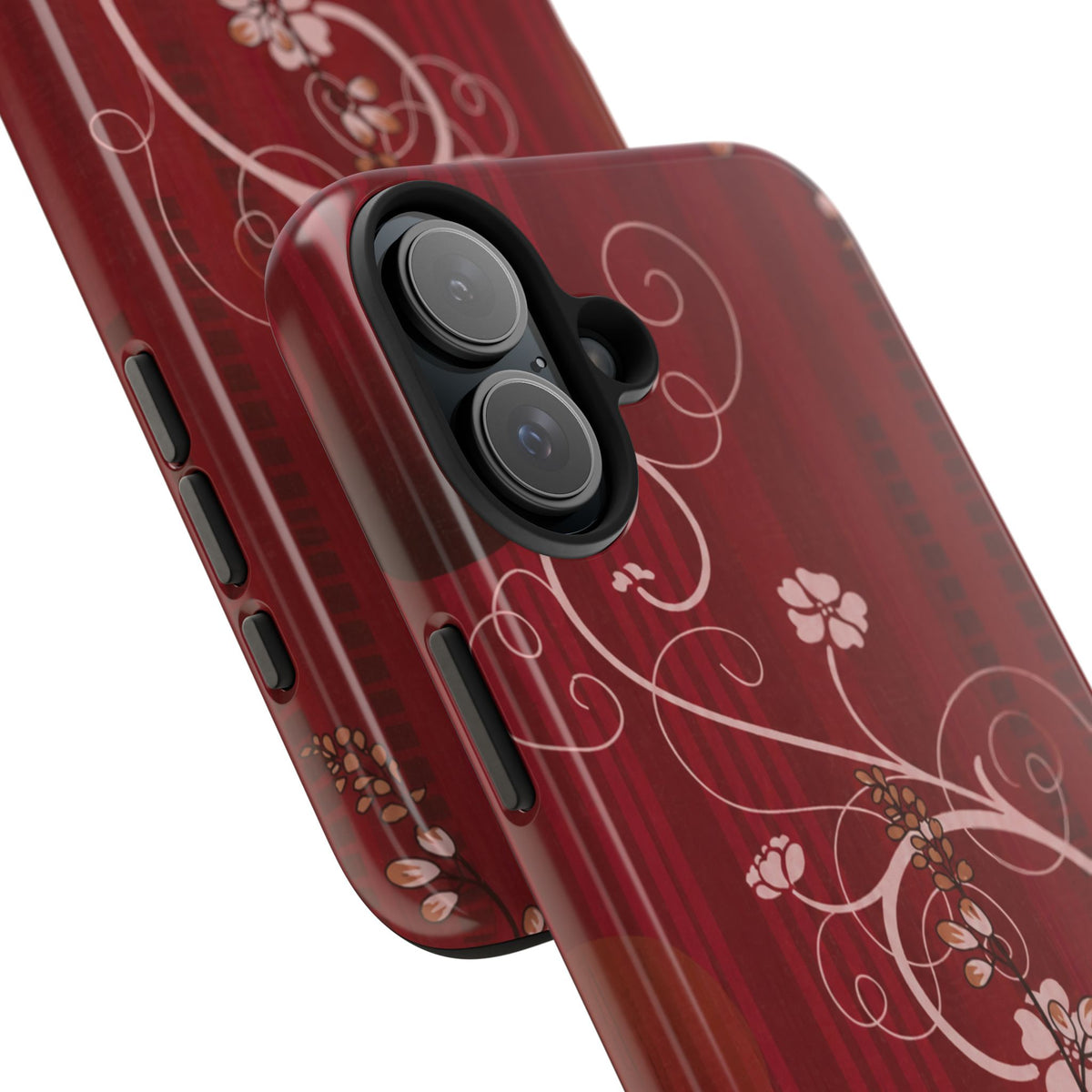Crimson Bloom - Protective Phone Case