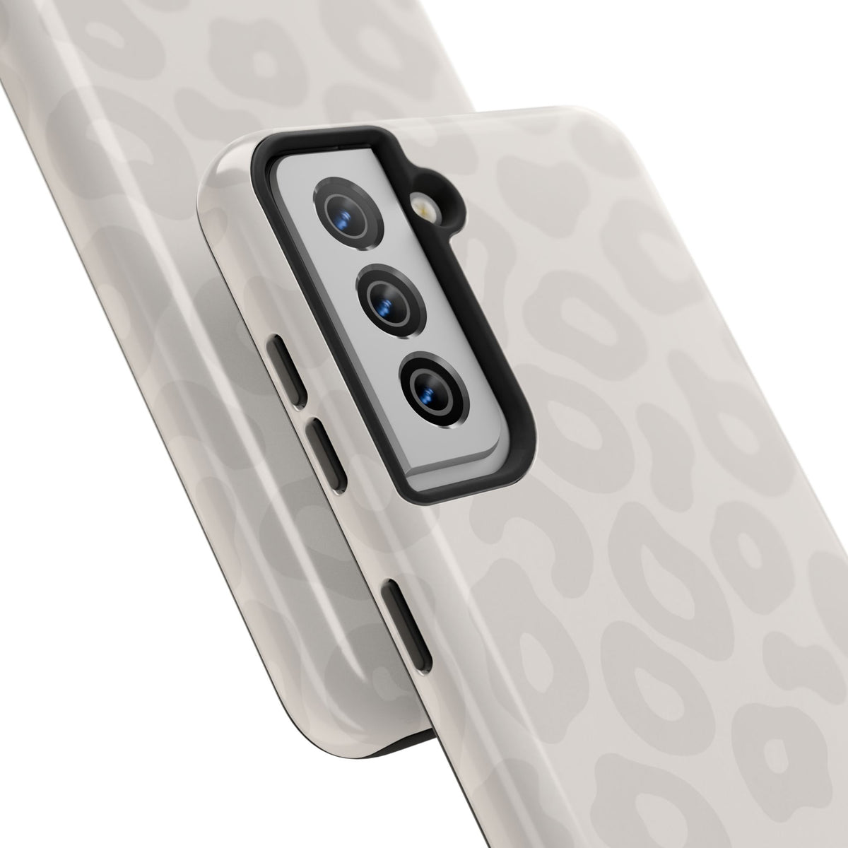 Beige Leopard Tough Phone Case – Protective Animal Print Phone Cover