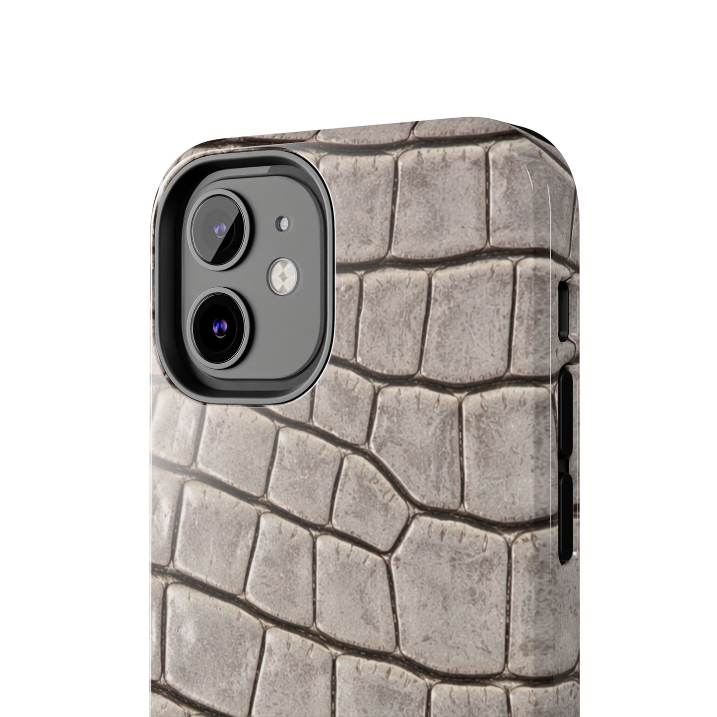 2000s Grey Crocodile - Protective Phone Case