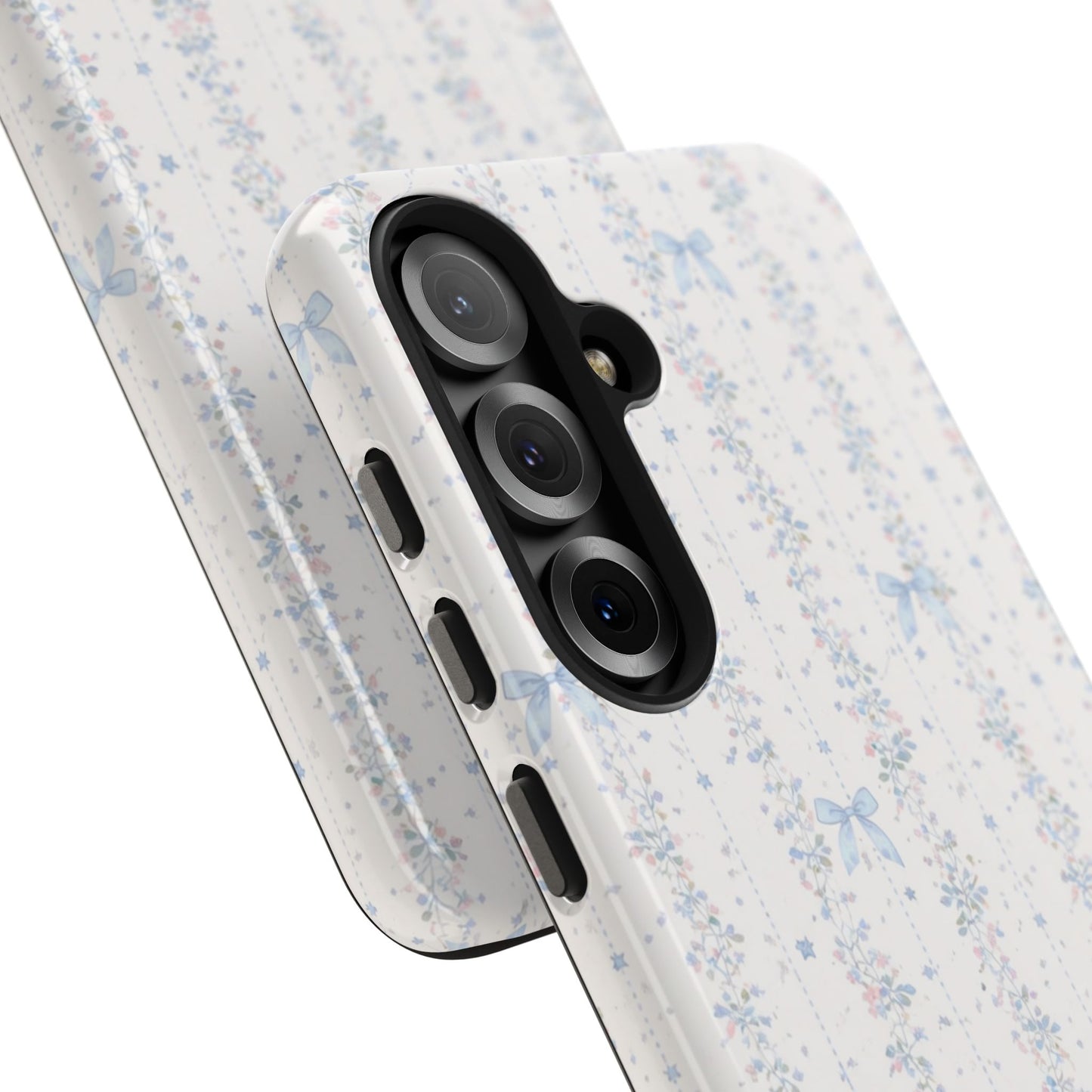 Bows and Stripes - Protective Phone Case