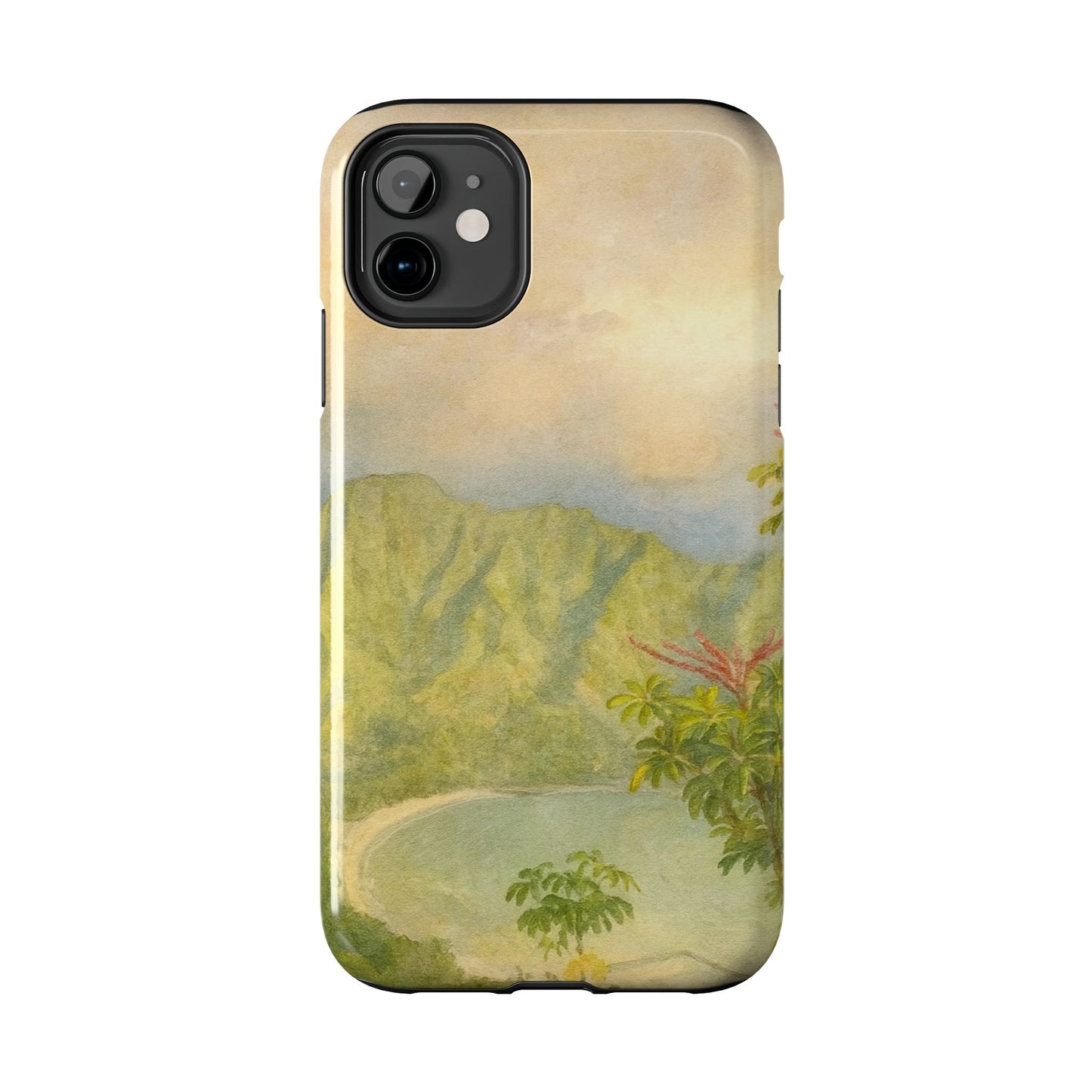 Vintage Tropical Beach - Protective Phone Case