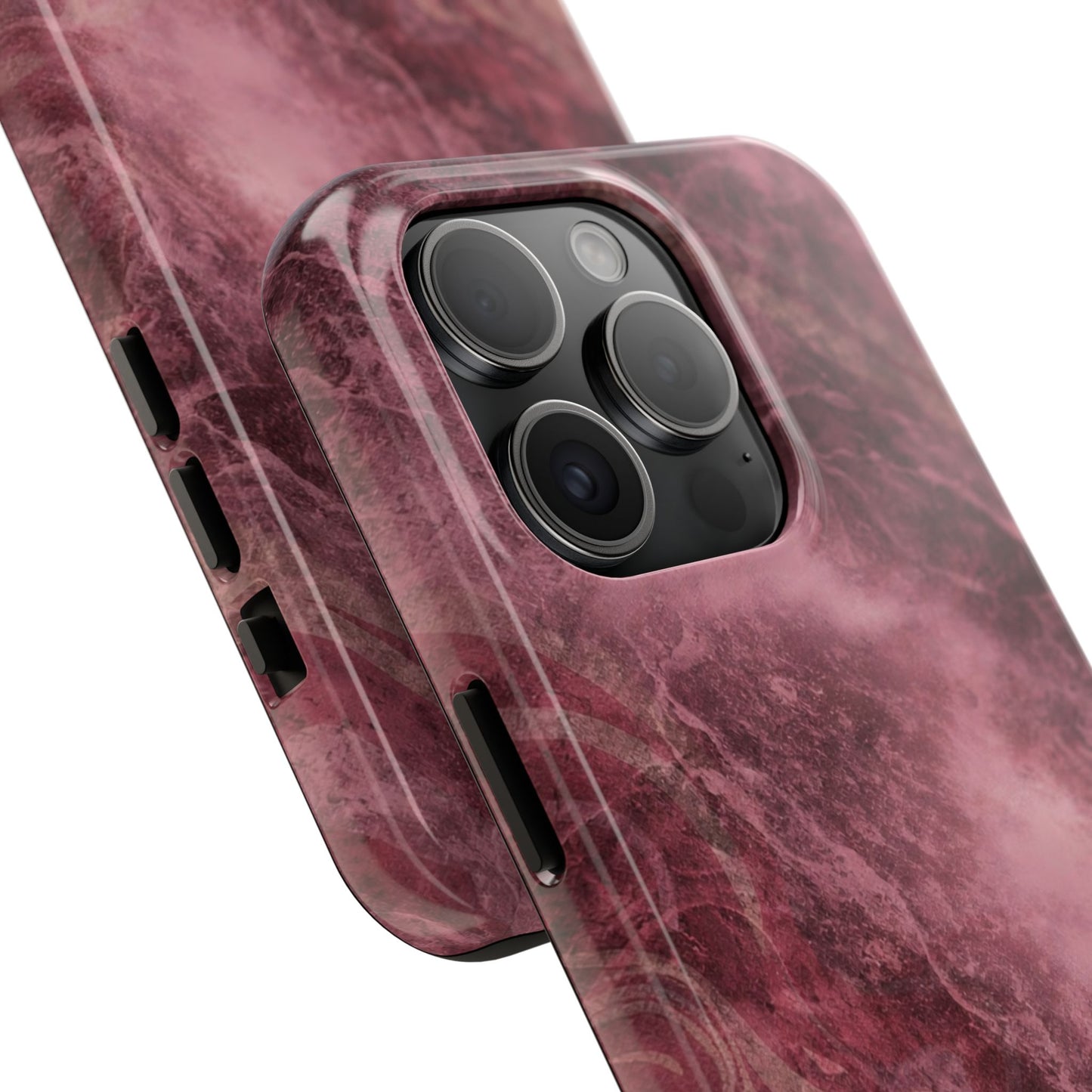 Marble Magenta - Protective Phone Case