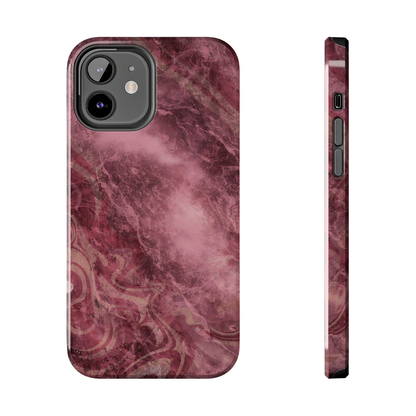 Marble Magenta - Protective Phone Case