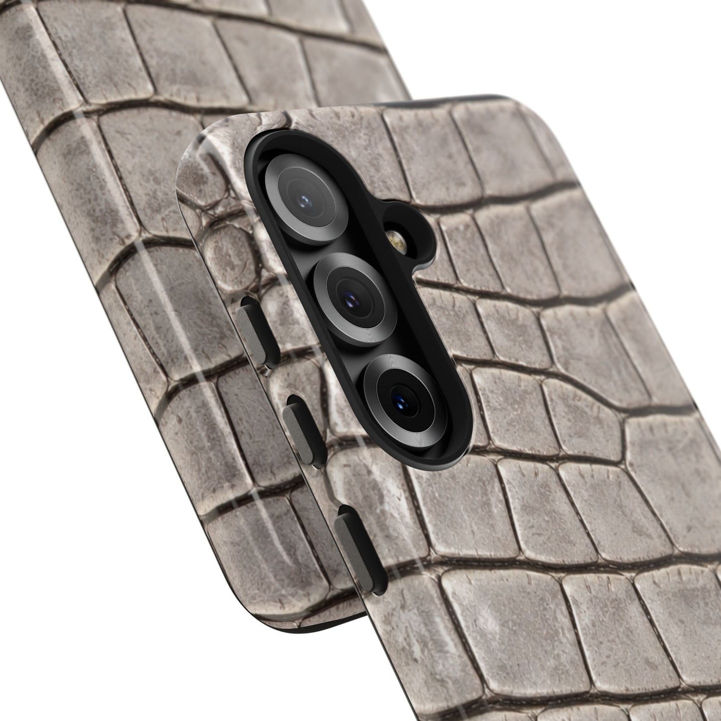 2000s Grey Crocodile - Protective Phone Case
