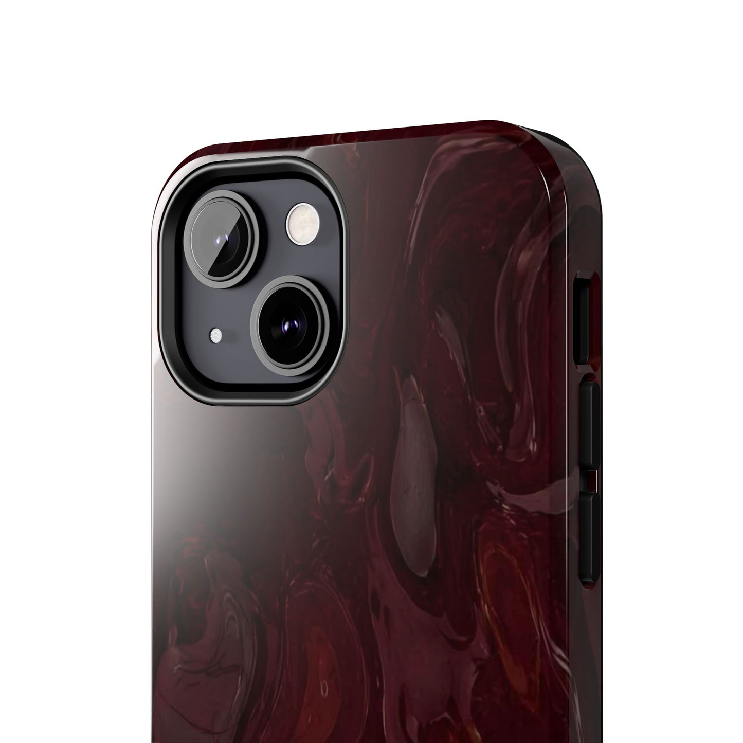 Glossy Maroon - Protective Phone Case