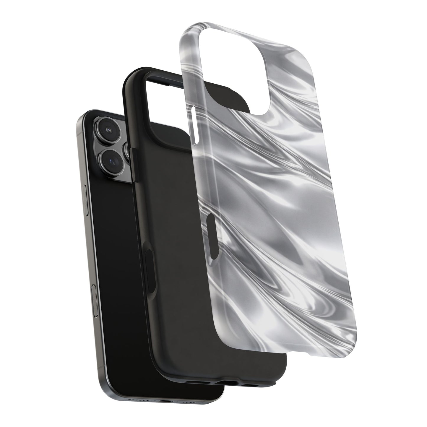 Silver Metallic - Protective Phone Case