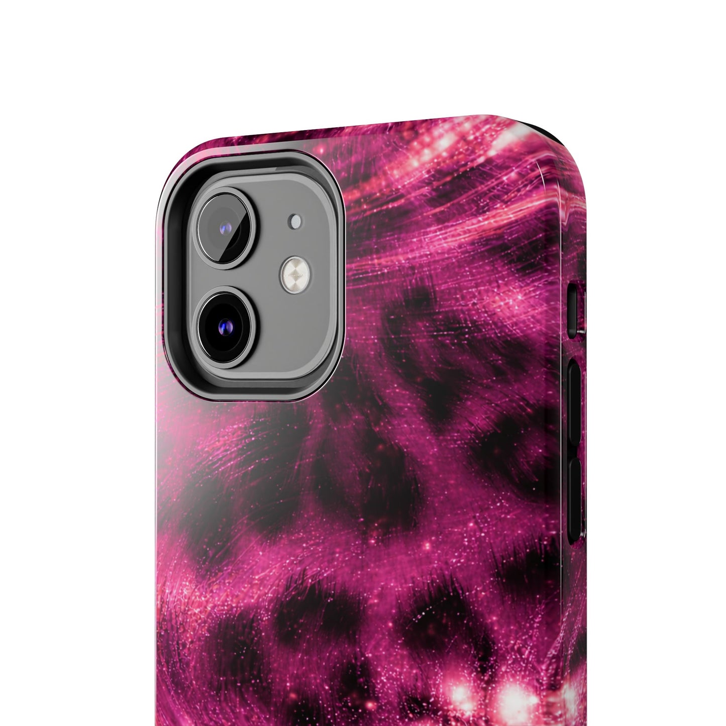 Magenta Y2K Leopard - Protective Phone Case