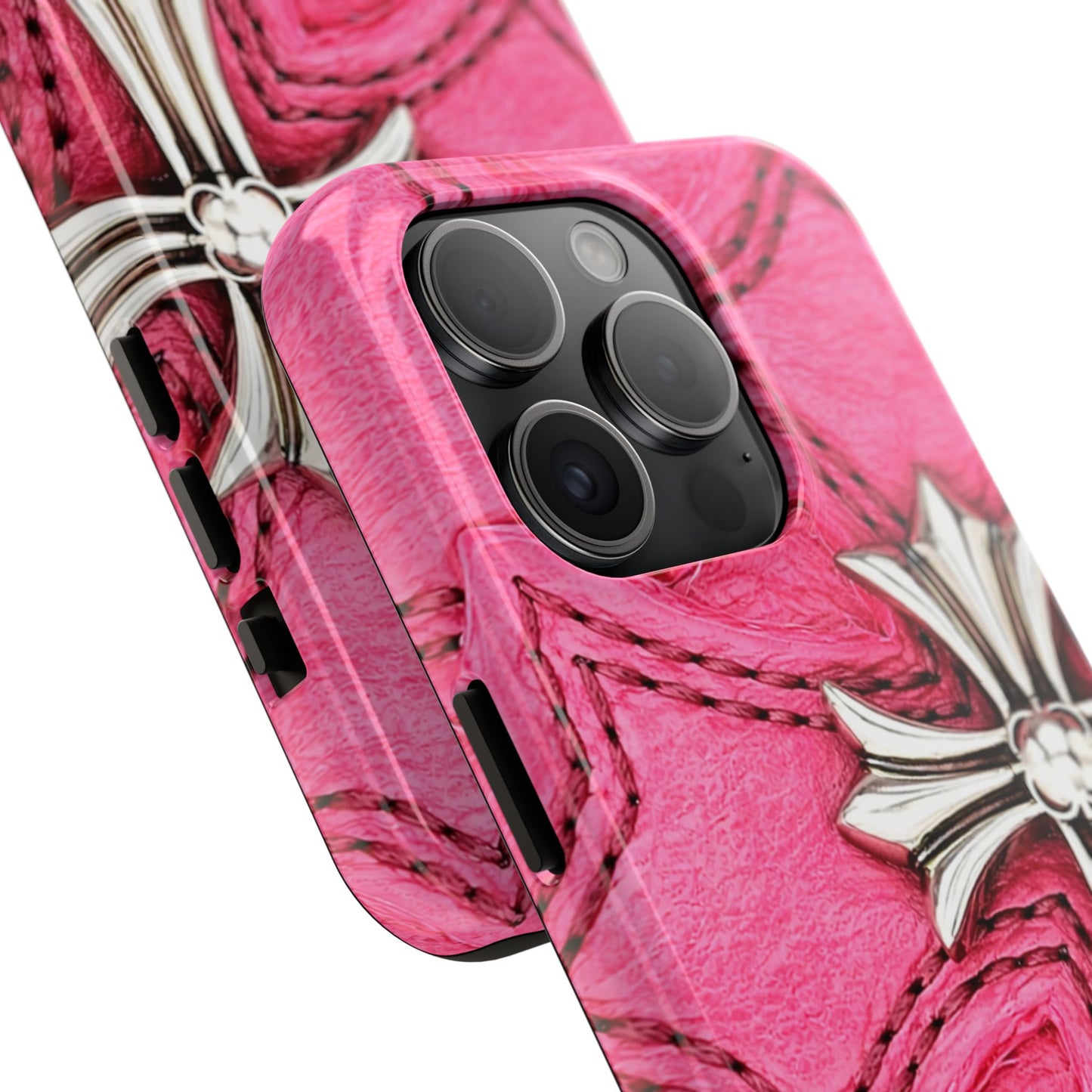 Pink Cross - Protective Phone Case