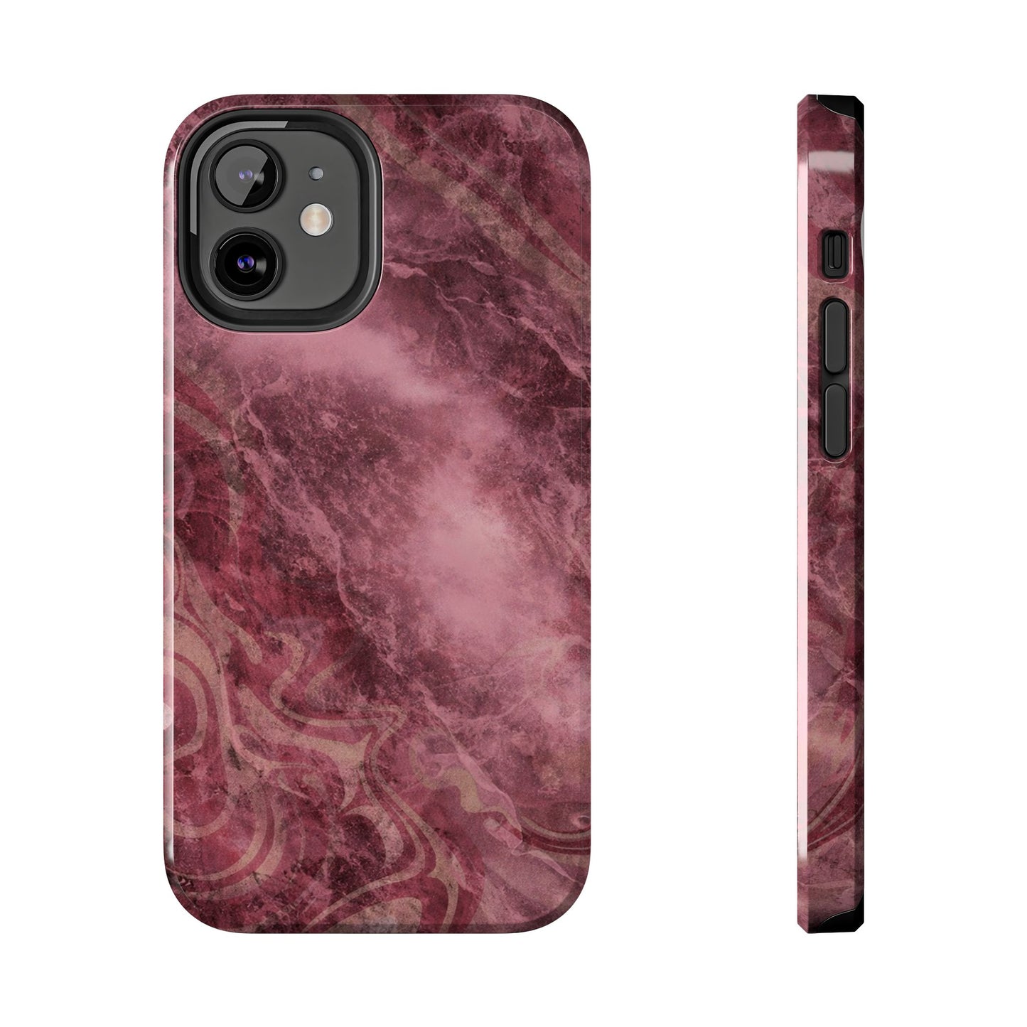 Marble Magenta - Protective Phone Case