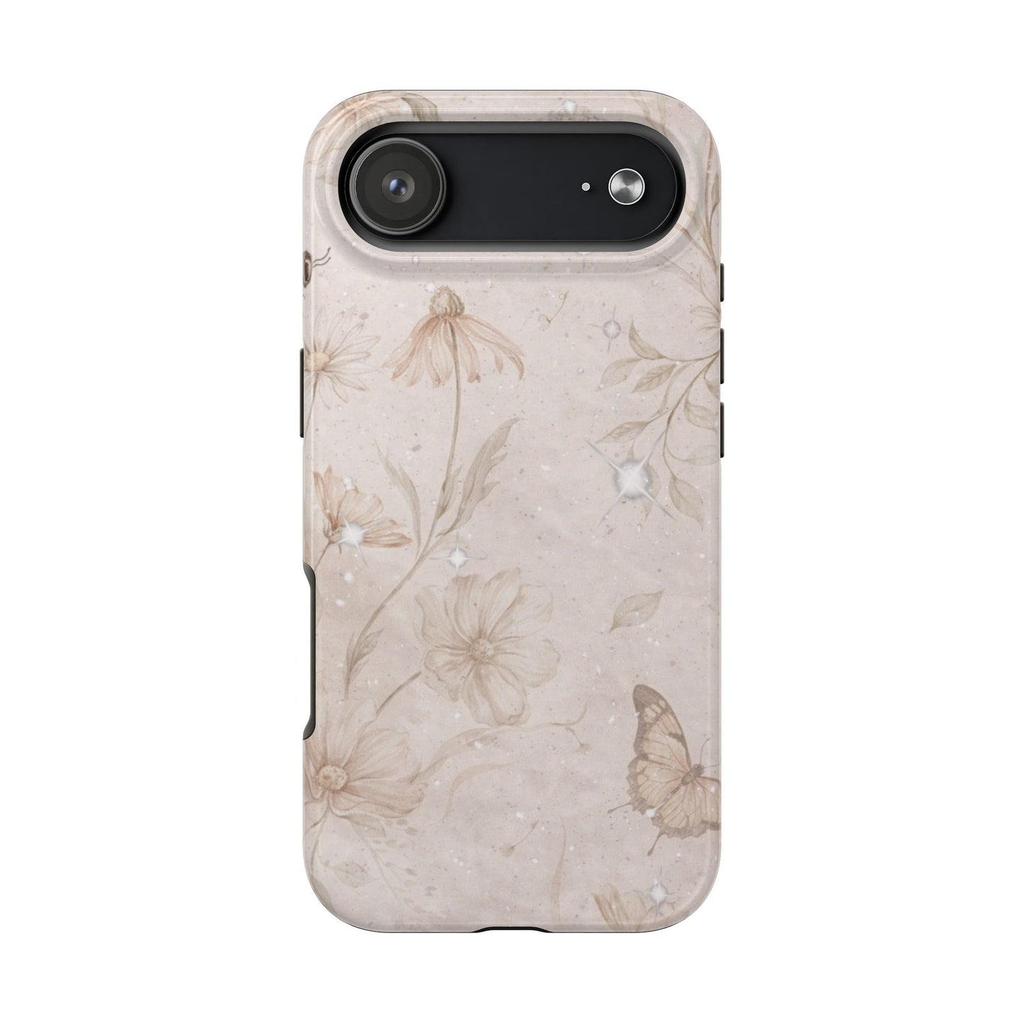 Beige Bloom - Protective Phone Case