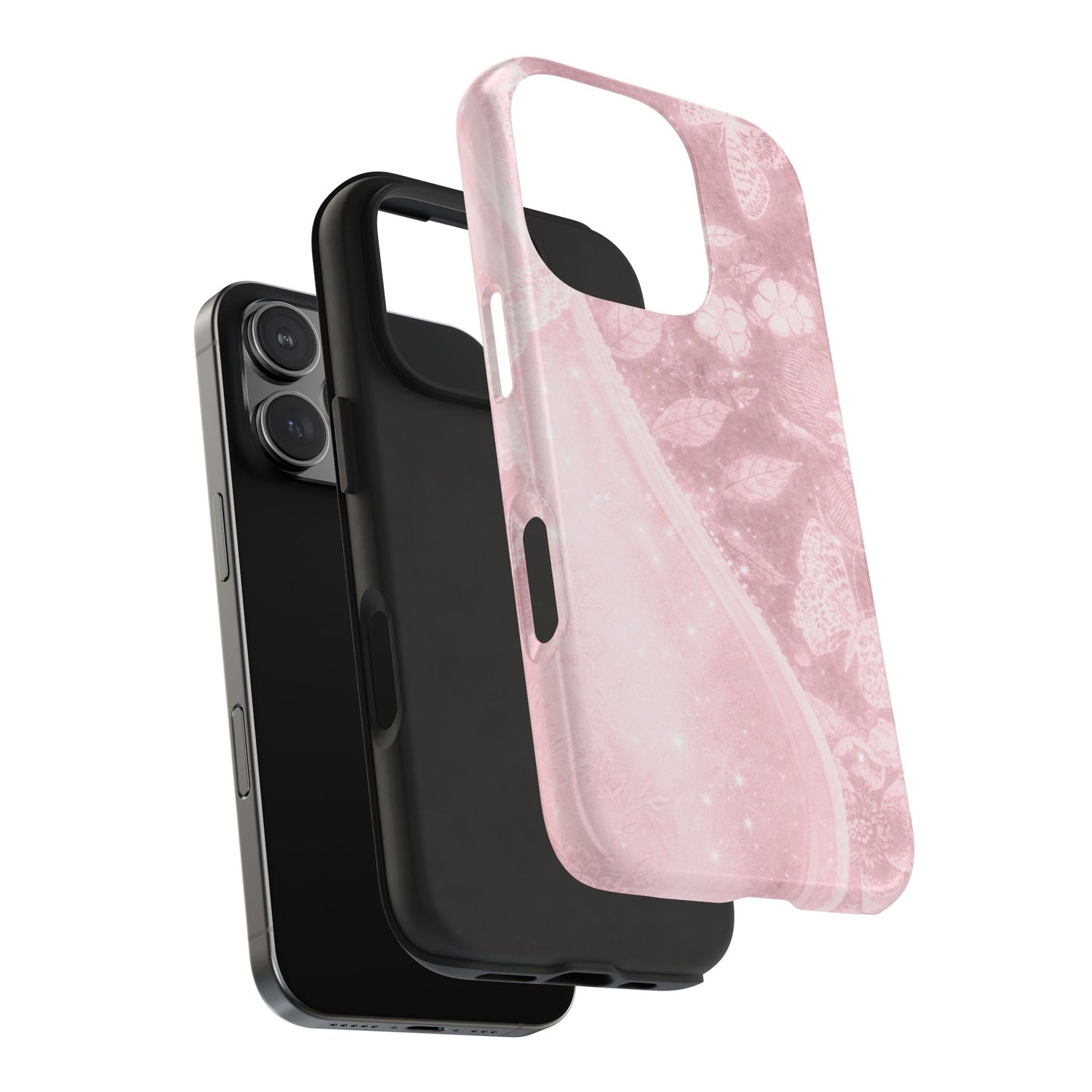 Pink Paisley - Protective Phone Case