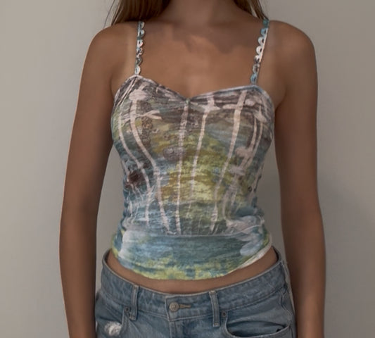 Pretty Boho Cami with Shell