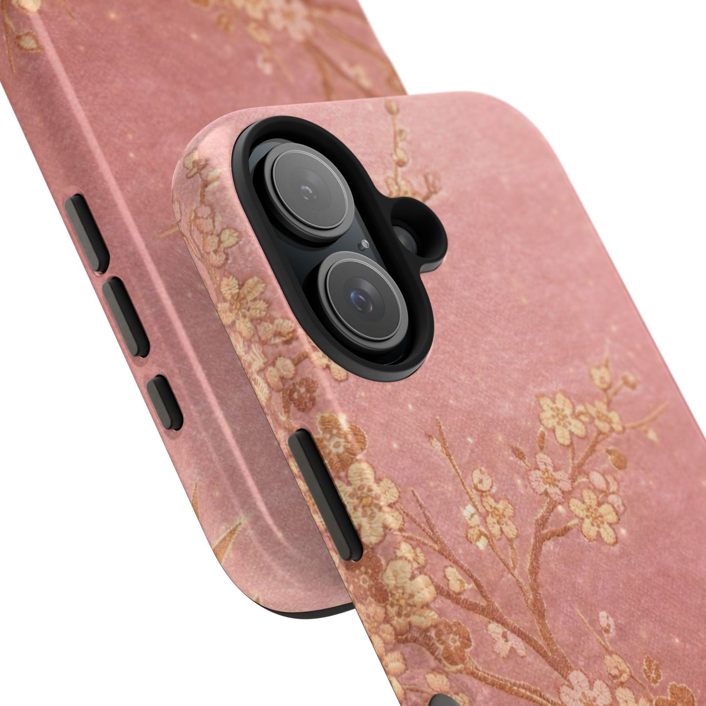 Pink Gold Cherry Blossom - Protective Phone Case