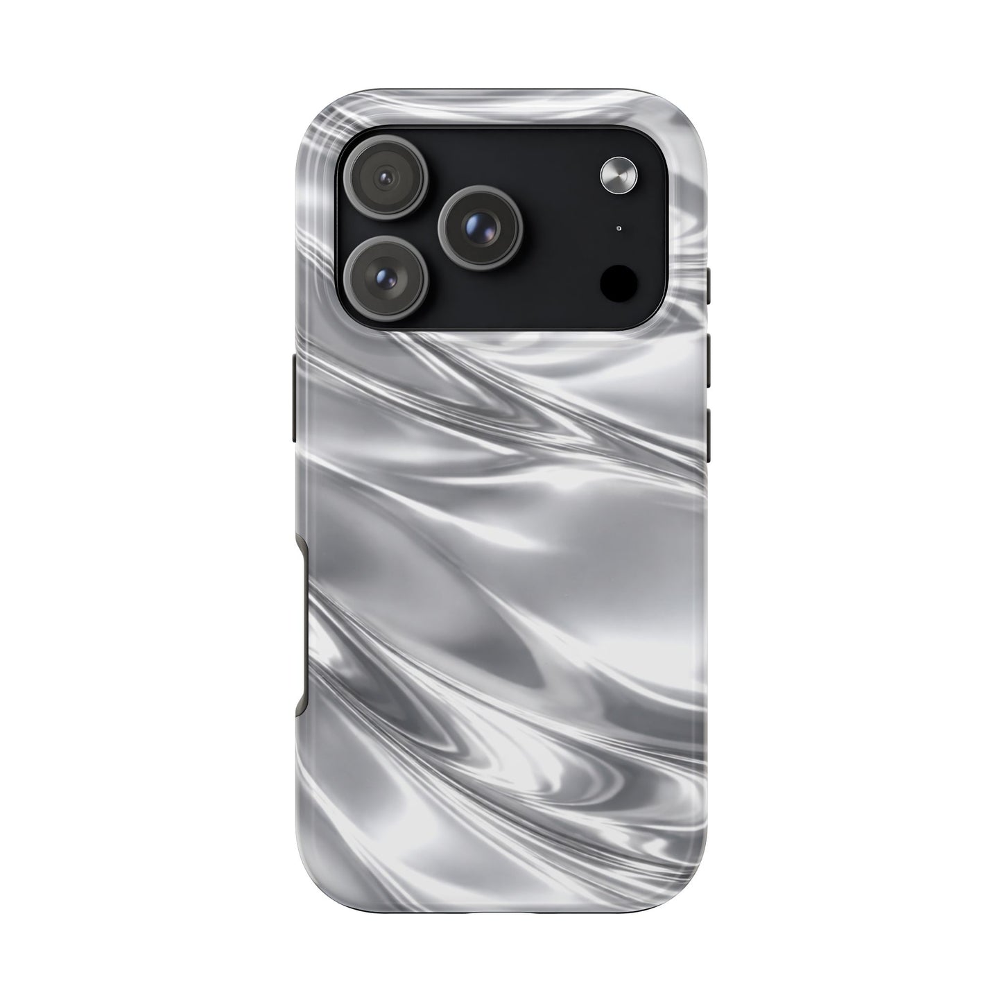 Silver Metallic - Protective Phone Case