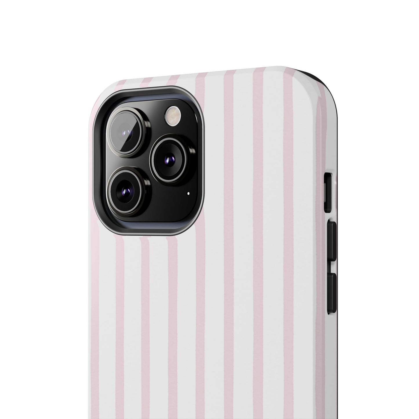 Pink Vertical Stripes - Protective Phone Case