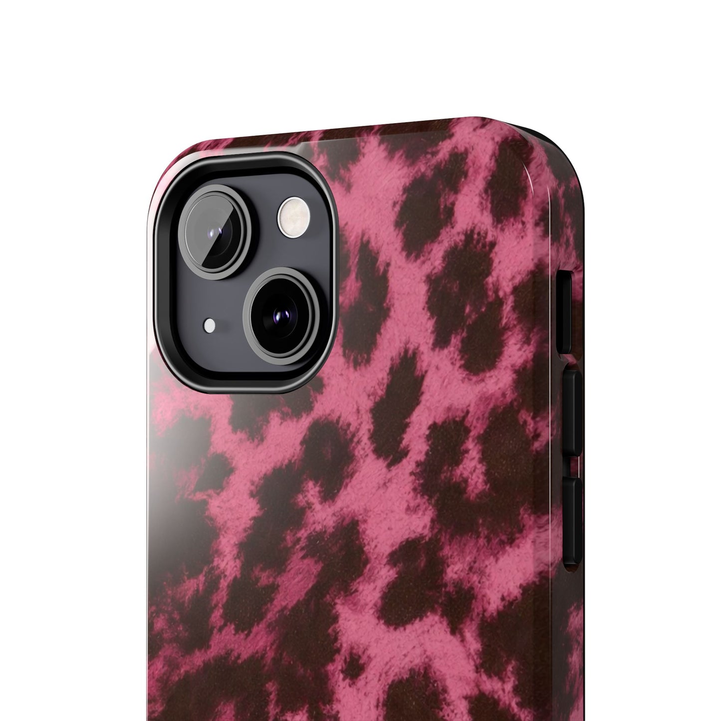 Pink Leopard Print - Protective Phone Case