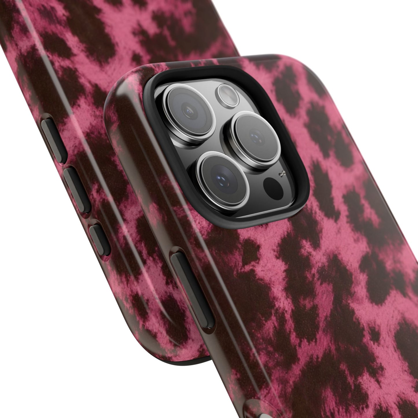 Pink Leopard Print - Protective Phone Case