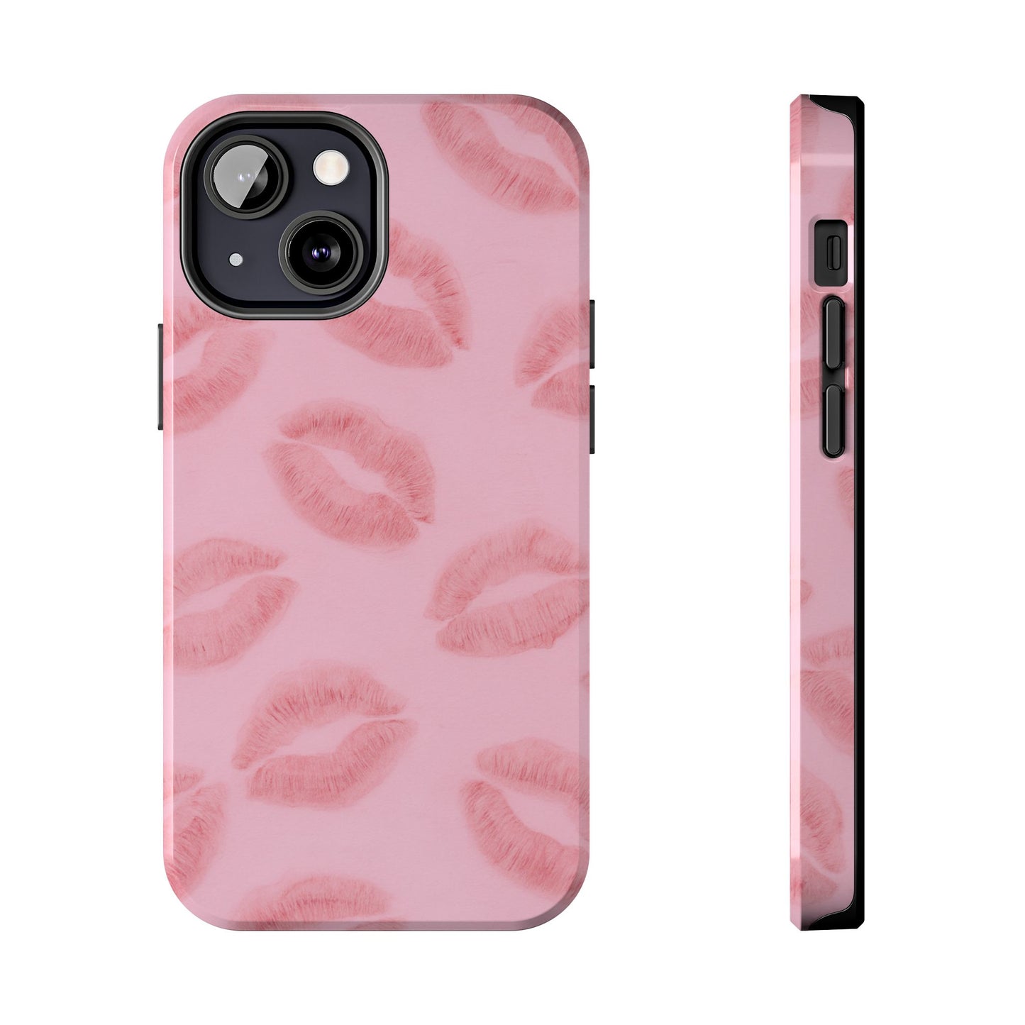 Pink Rosy Kisses - Protective Phone Case
