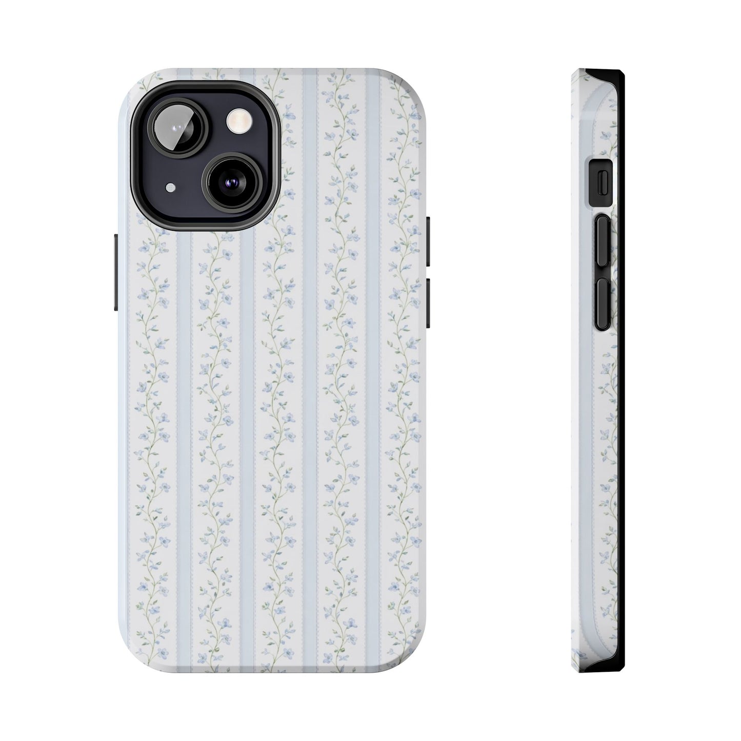 Vintage Blue Vine - Protective Phone Case