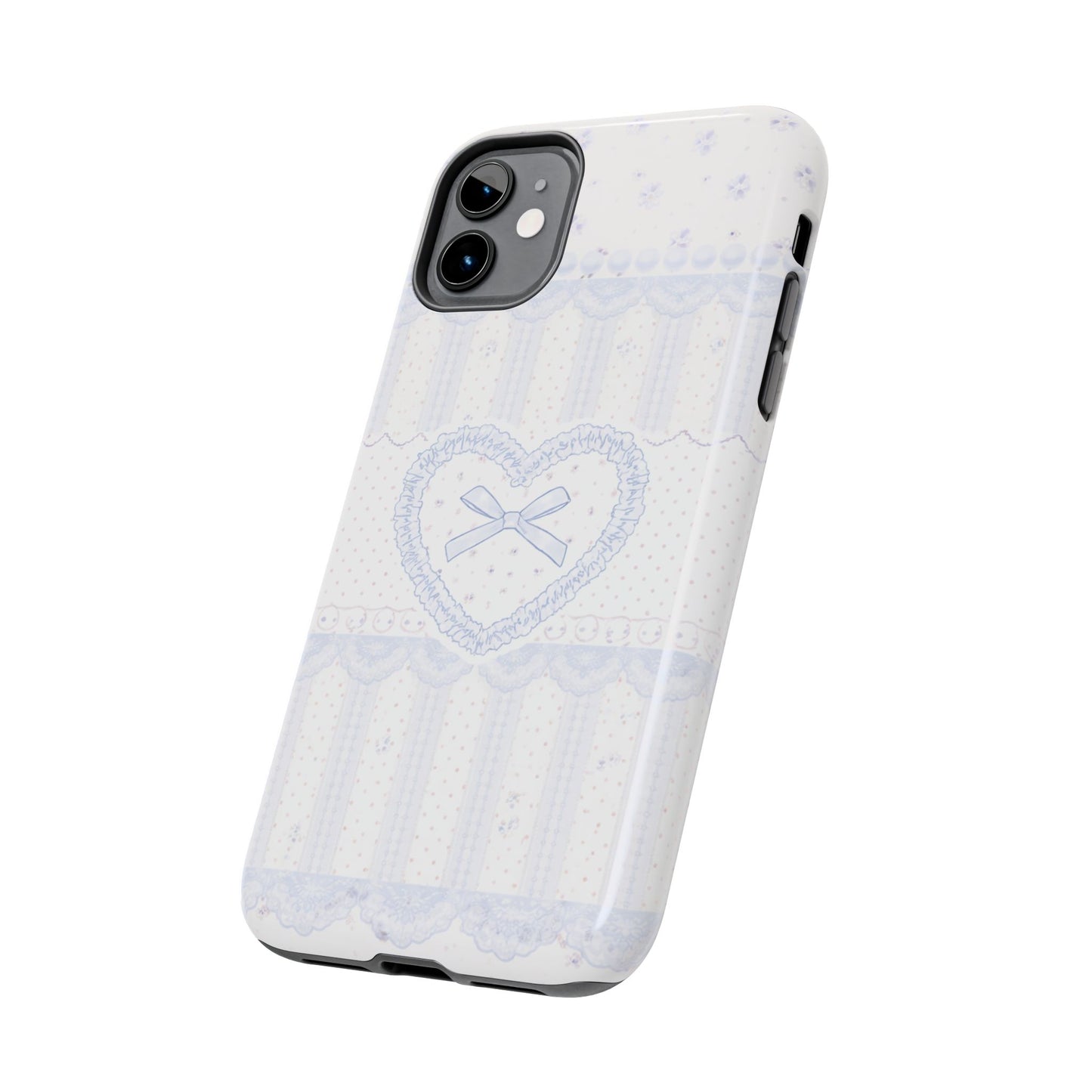 Coquette Blue Lace - Protective Phone Case