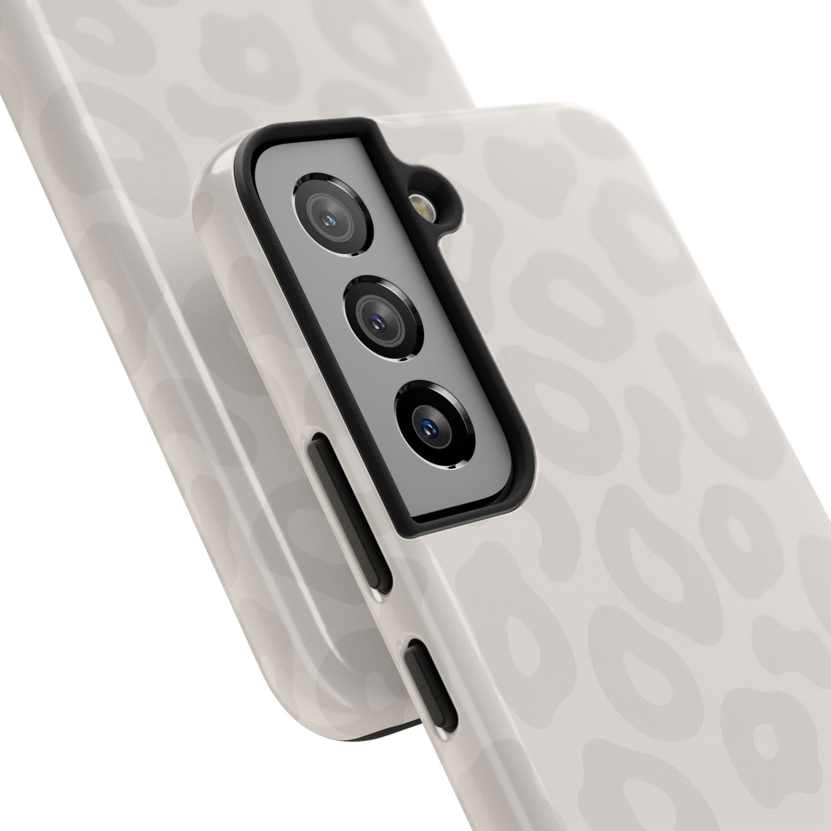 Beige Leopard Tough Phone Case – Protective Animal Print Phone Cover