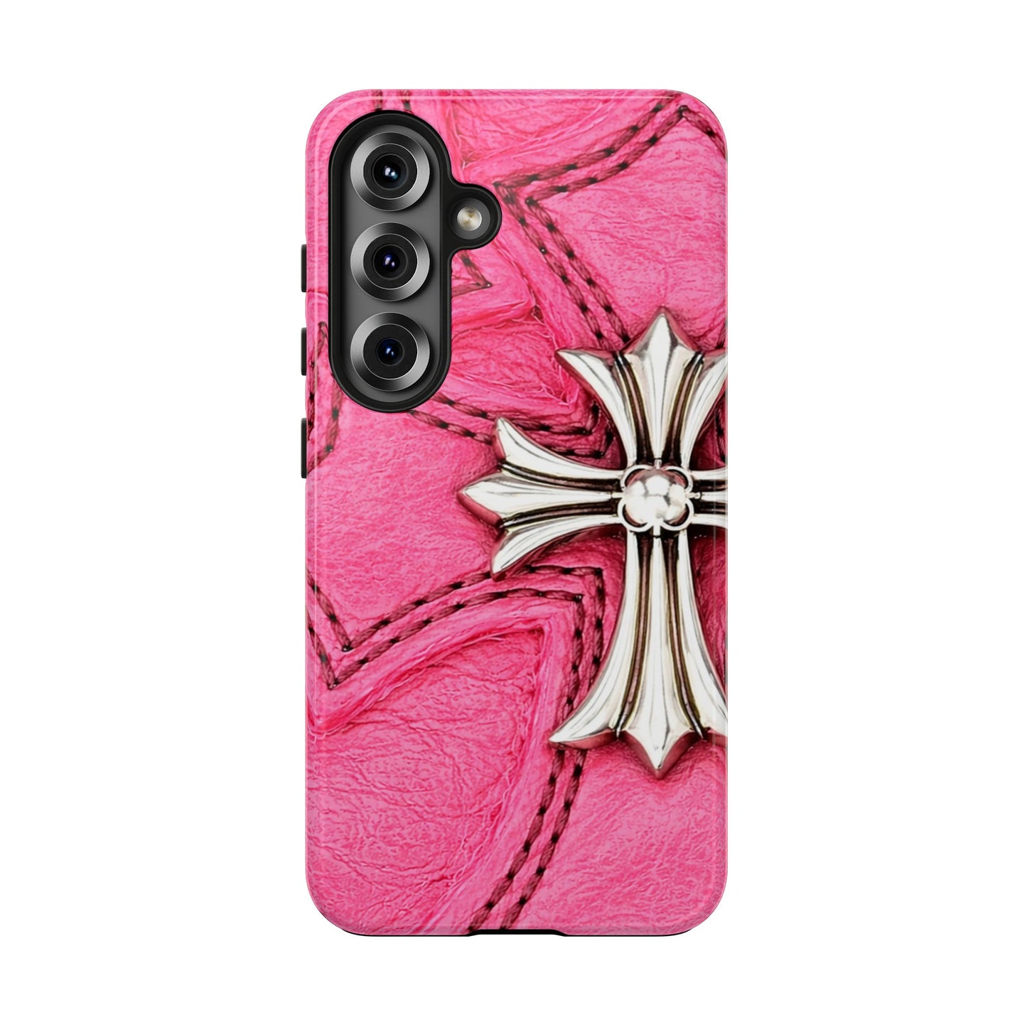 Pink Cross - Protective Phone Case